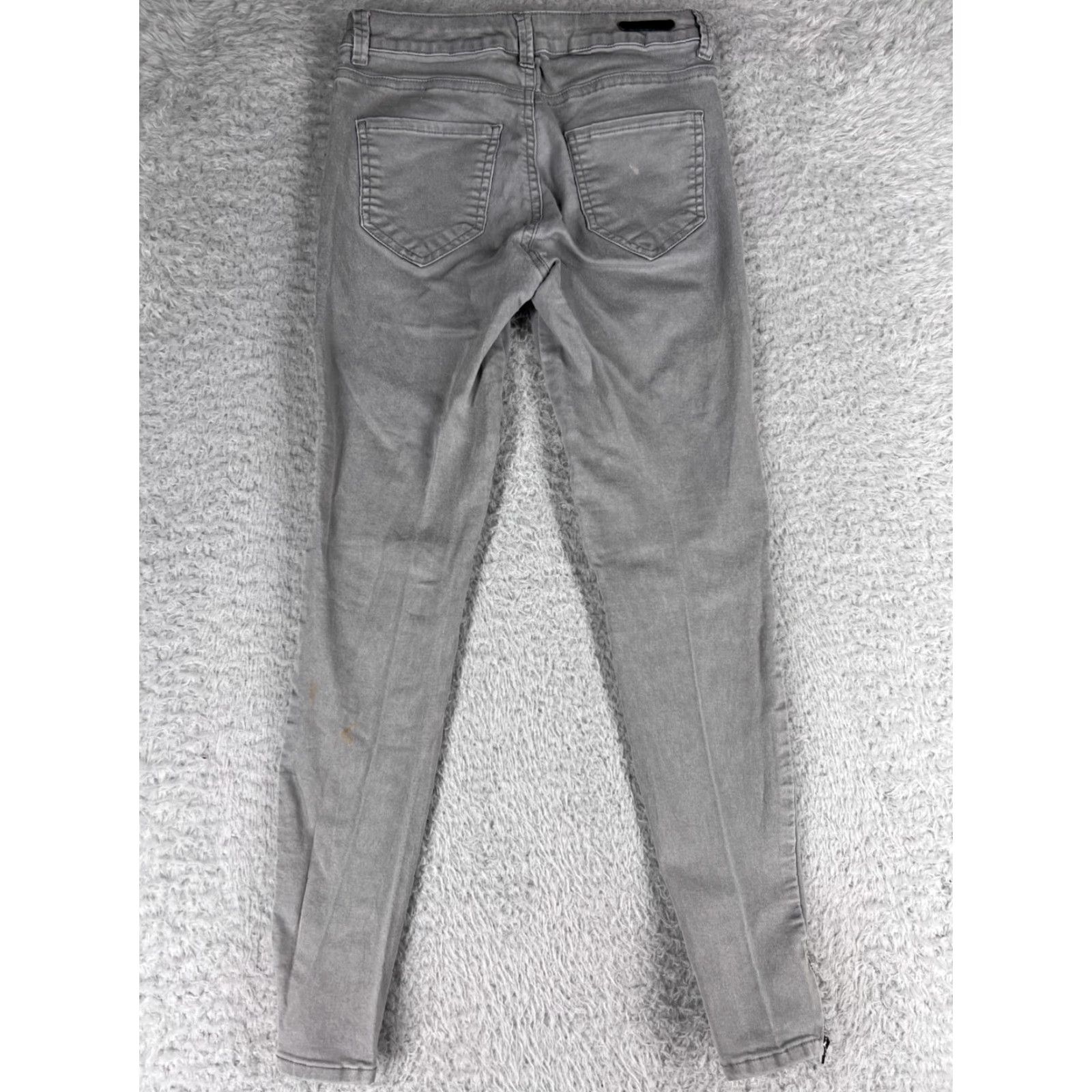 Zara VINTAGE Zara Basic Jeans Women's Regular Fit 26in Inseam Gray Cotton Blend Tapered 80s, 90s Designer Style Women Size 27" / US 4 / IT 40 - 2 Thumbnail