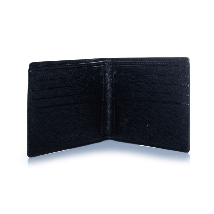 Saint Laurent Paris Saint Laurent, grained leather wallet Size ONE SIZE - 2 Thumbnail