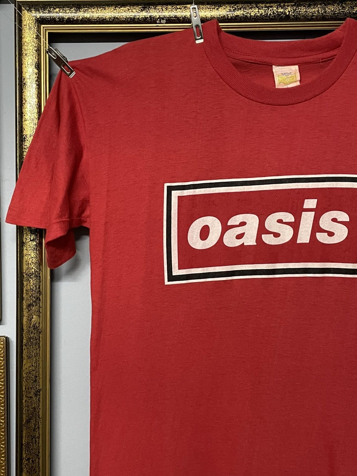 Vintage Vintage 90s Og Oasis Box Logo Top Song Single Stitch Tshirt Size US L / EU 52-54 / 3 - 3 Thumbnail