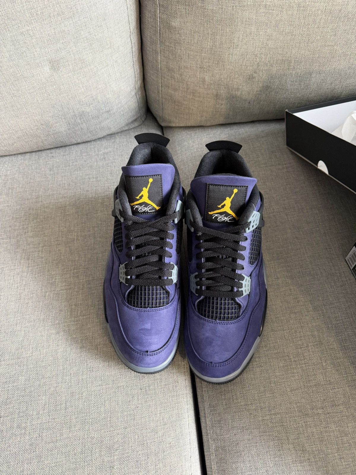 Jordan Brand Jordan retro 4 Lakers Size US 10.5 / EU 43-44 - 6 Thumbnail