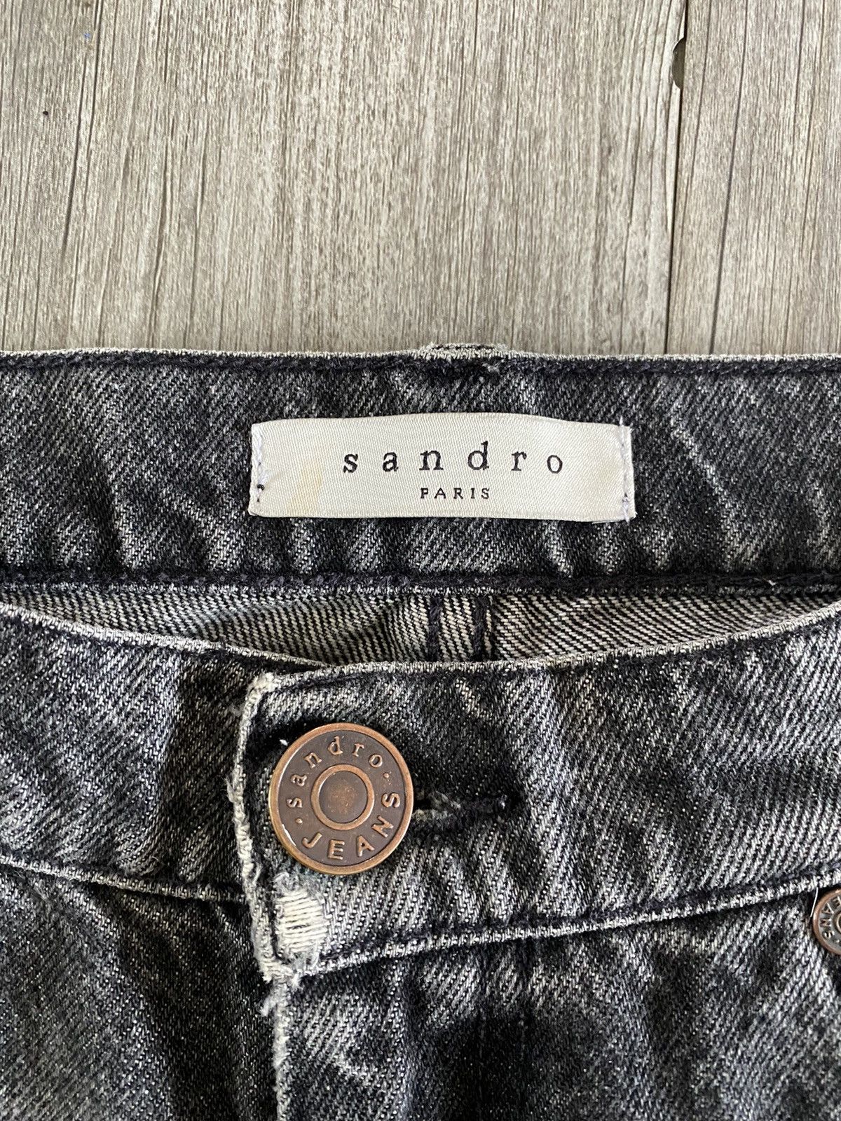 Sandro Sandro Grey Wash denim Size 27" / US 4 / IT 40 - 3 Thumbnail