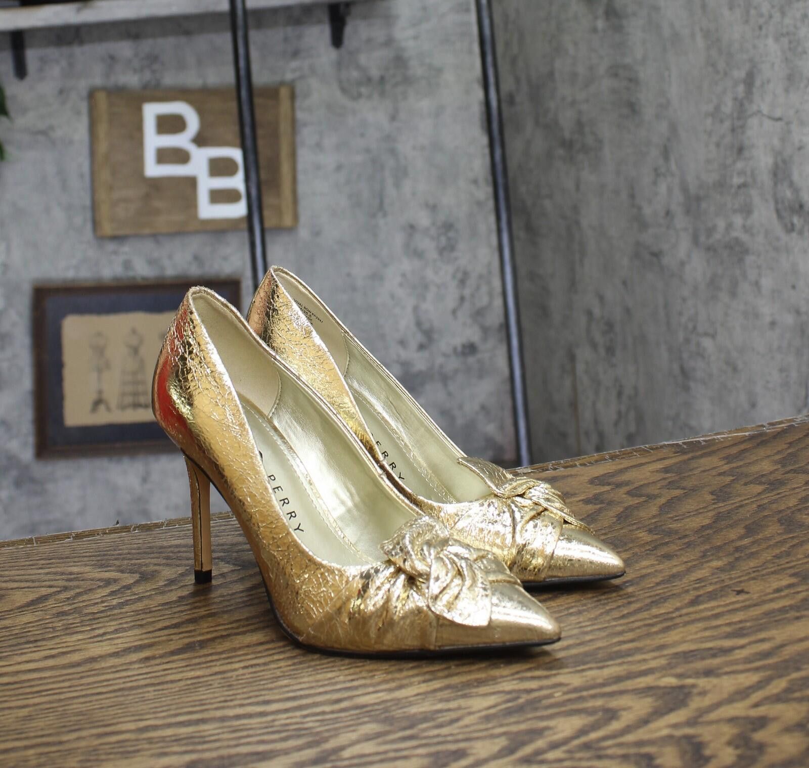 Other Nwt Katy Perry Pointed Toe Pumps Kp2947 Gold Yellow 5.5m Size US 5.5 / IT 35.5 - 1 Thumbnail
