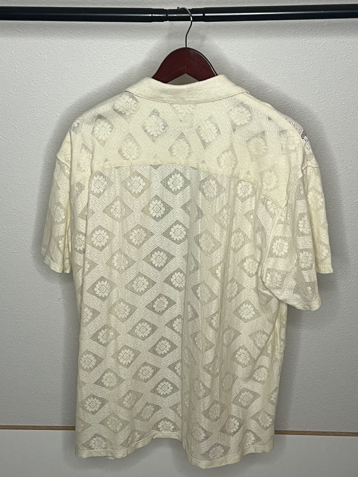 Abercrombie & Fitch Crochet Shirt Size US L / EU 52-54 / 3 - 2 Thumbnail