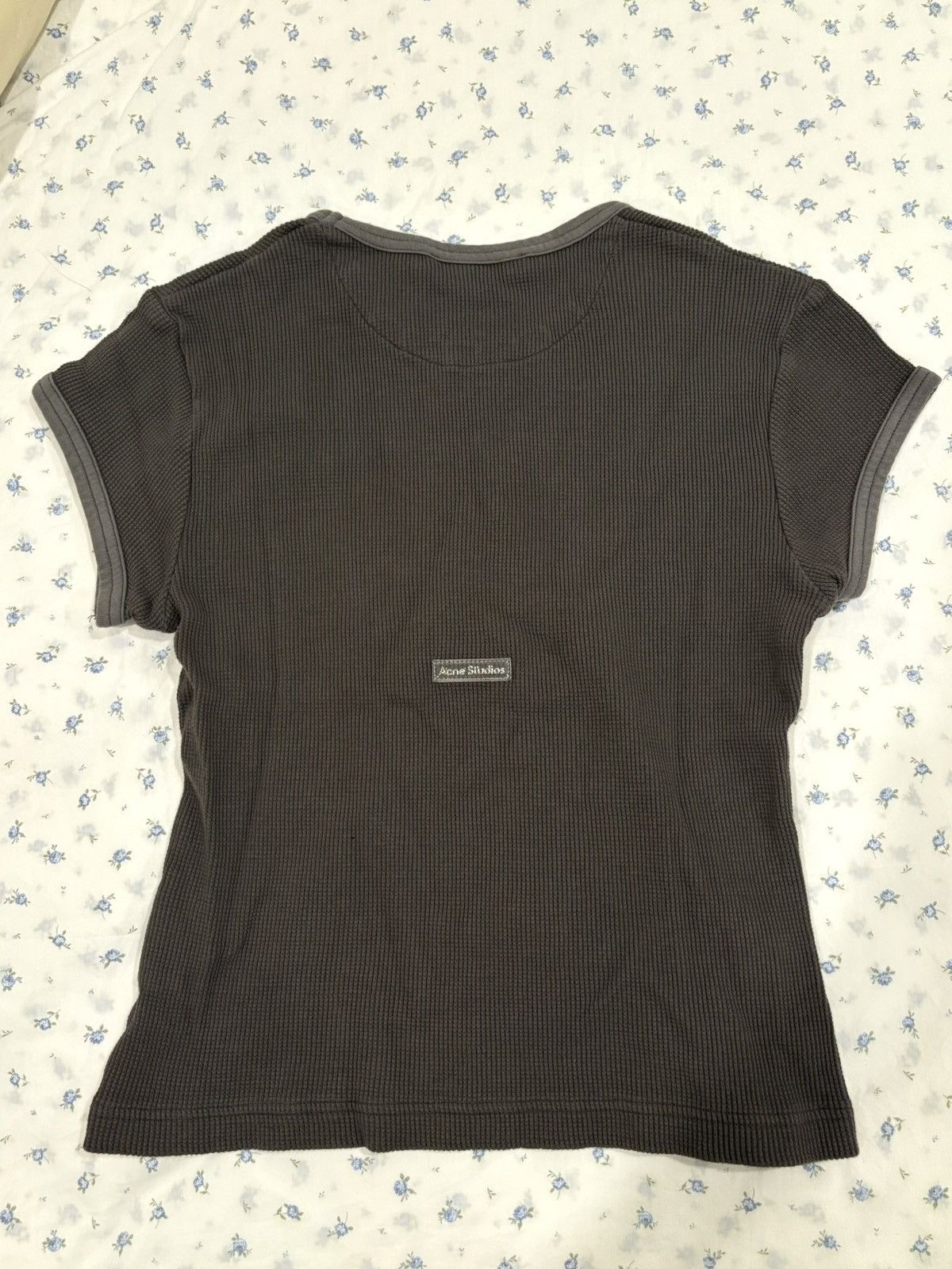 Acne Studios Acne Studios Grey Waffle Knit Top Size M / US 6-8 / IT 42-44 - 2 Thumbnail