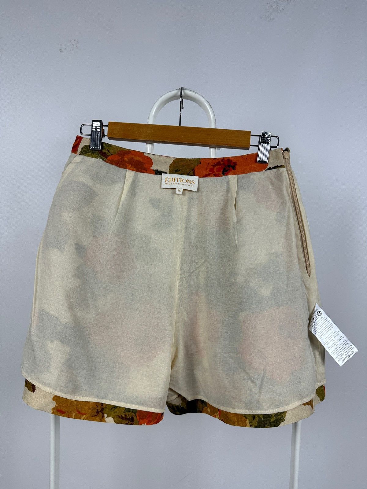 Sezane Sezane Almanzo Floral Taormina Print Shorts Size 26" / US 2 / IT 38 - 10 Thumbnail