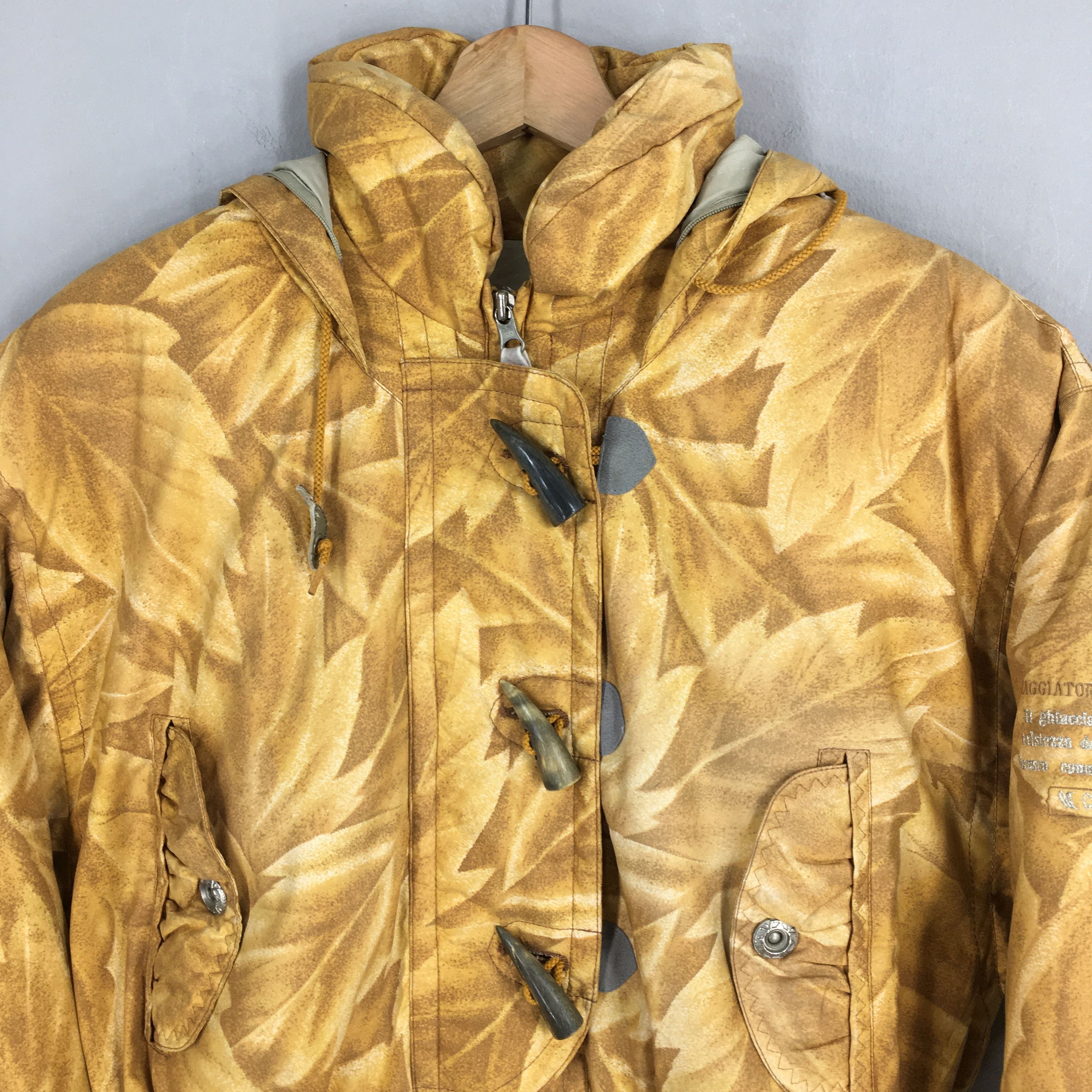 Salomon Vintage Courmayeur Abstract Ski Wear Hoodie Jacket Medium Size US M / EU 48-50 / 2 - 2 Thumbnail