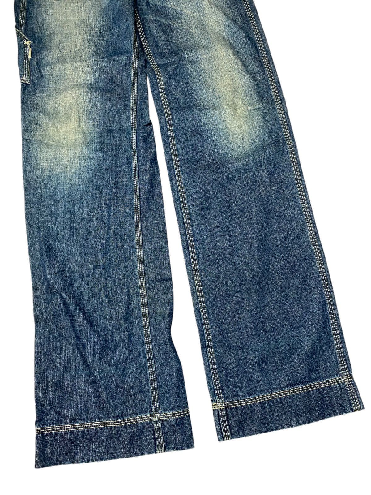 FACTOTUM 2000'e Factotum Flared Carpenter Buckle Denim Size US 30 / EU 46 - 7 Thumbnail