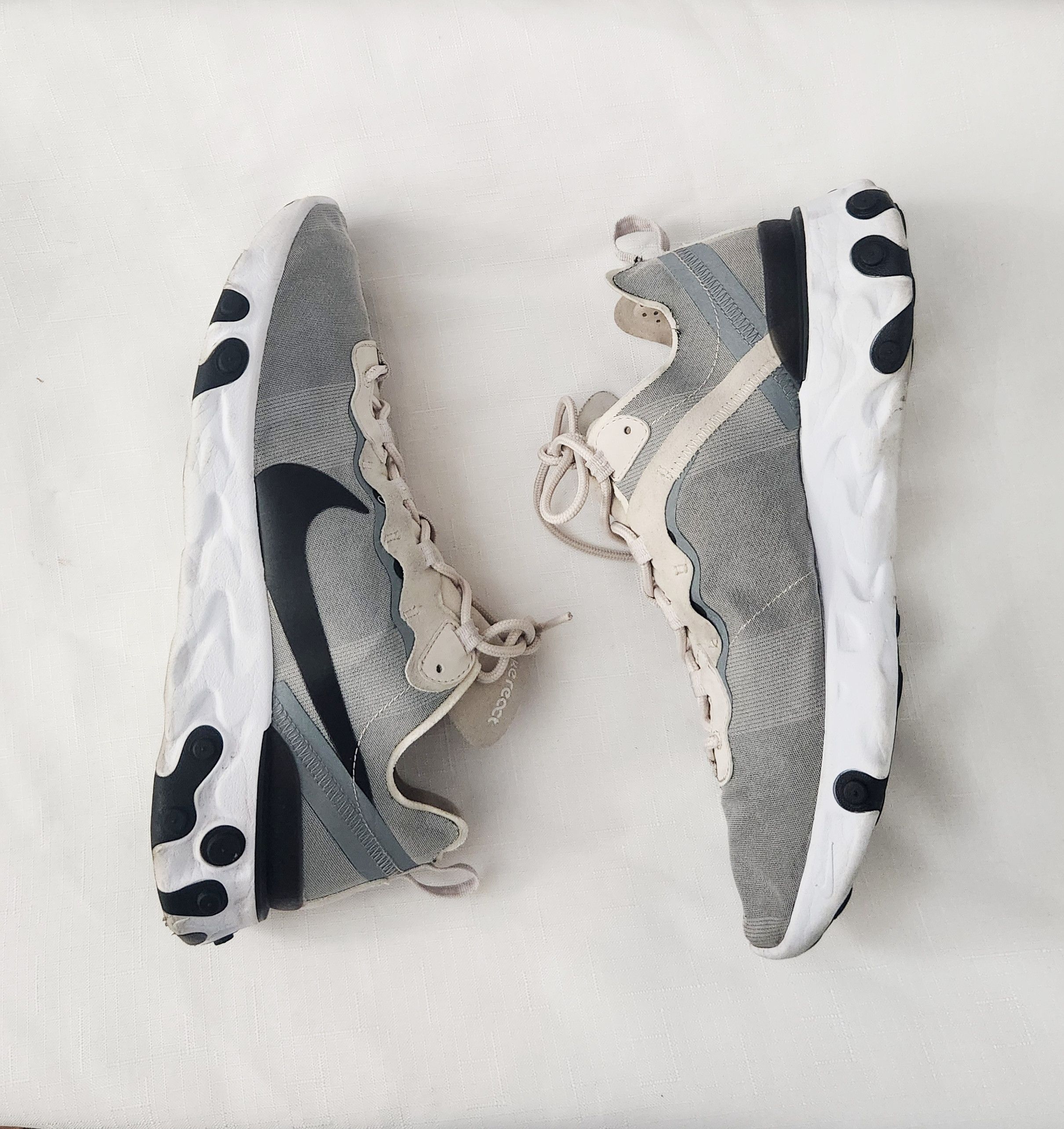 Nike Nike React Low Black Gray Tan Running BQ6166-100 ‘18 Size 11 Size US 11 / EU 44 - 5 Thumbnail
