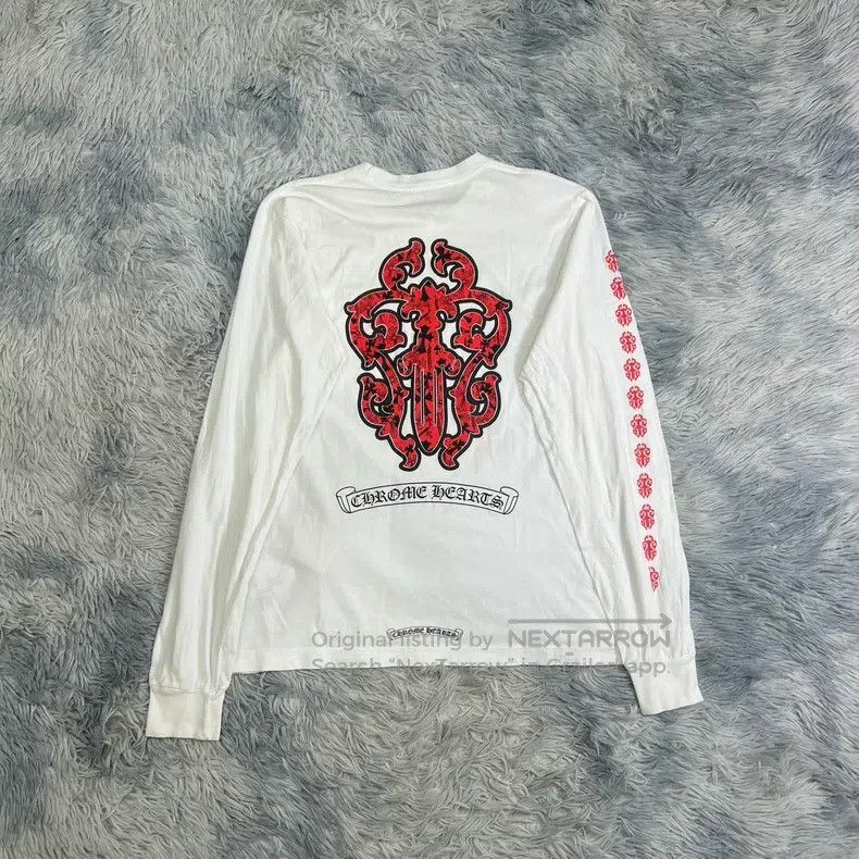 Chrome Hearts CHROME HEARTS Size M Red sword with long sleeves Size US M / EU 48-50 / 2 - 1 Thumbnail