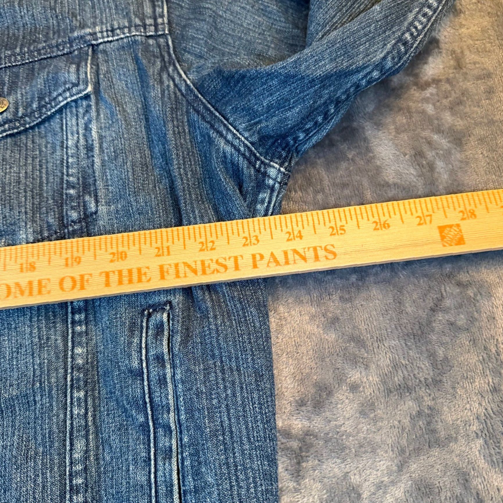 Bill Blass Bill Blass Denim Jacket Vintage Mens Size L Jacket Men Blue Denim Button Front Chest Pockets Solid Classic Motorcycle Casual Modern Everyday Trousers? Size US 33 - 7 Thumbnail