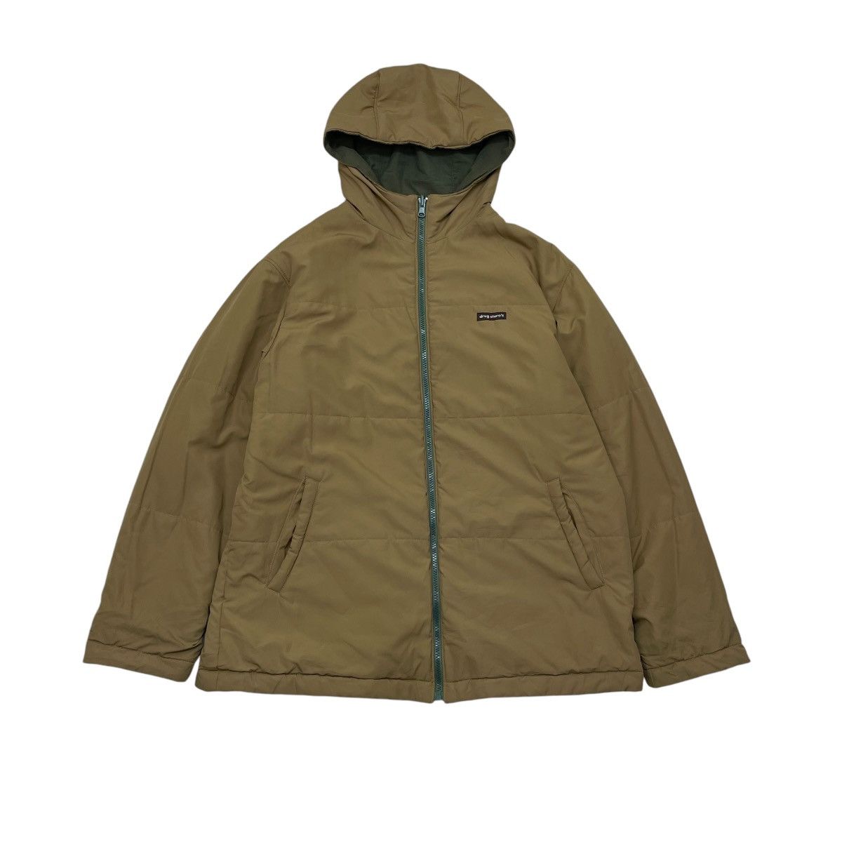 45rpm × Angel Blue × Japanese Brand 💥Drug Store Reversible Padded Parka Hoodie Jacket Size US M / EU 48-50 / 2 - 3 Thumbnail