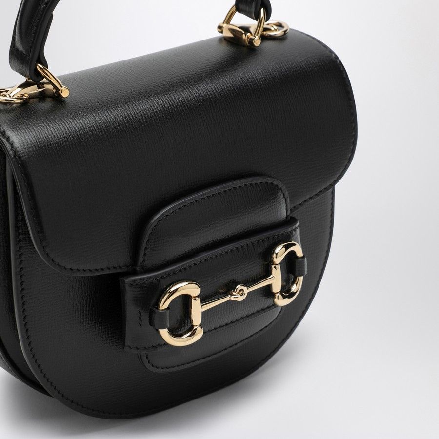 Gucci o1d2blof0824 Size: OS / Horsebit Mini Handbag in Black Size ONE SIZE - 5 Thumbnail