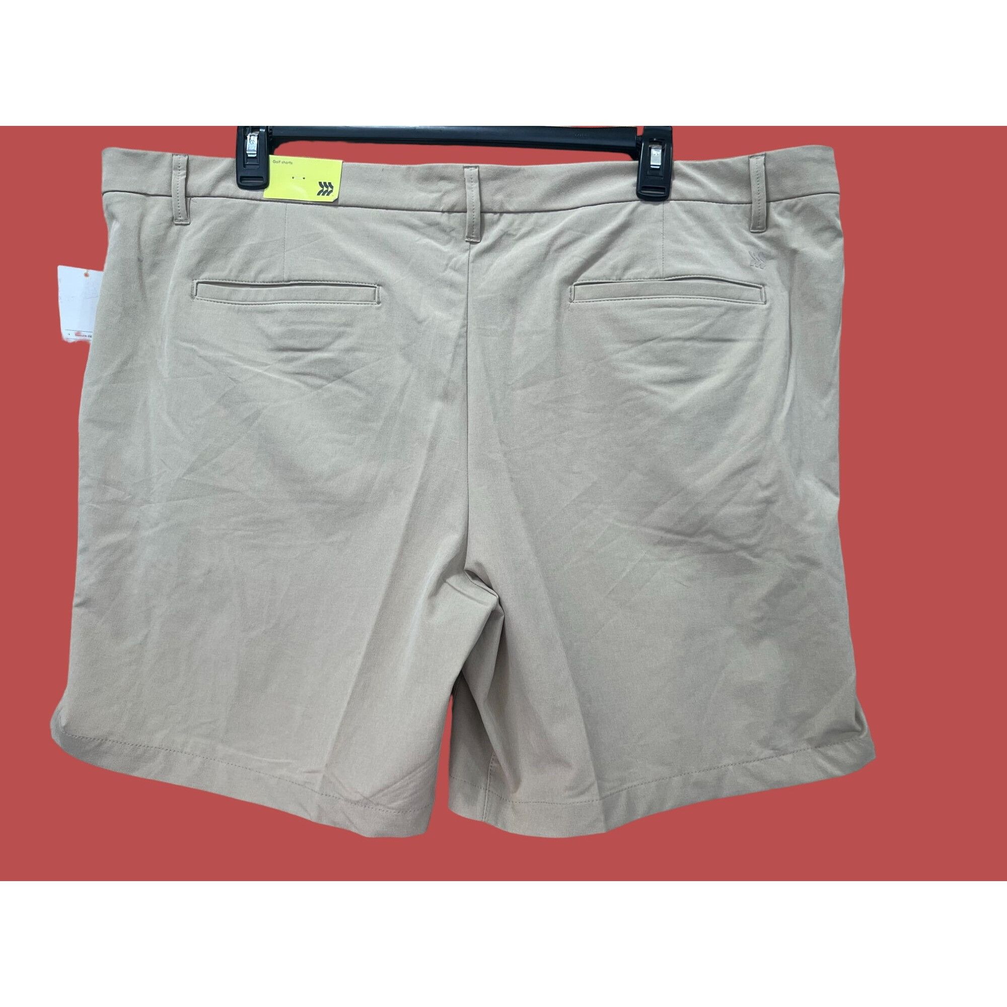 Other All In Motion - Men's Golf Shorts - 8 in inseam - Beige - 48 Size US 44 / EU 60 - 4 Thumbnail