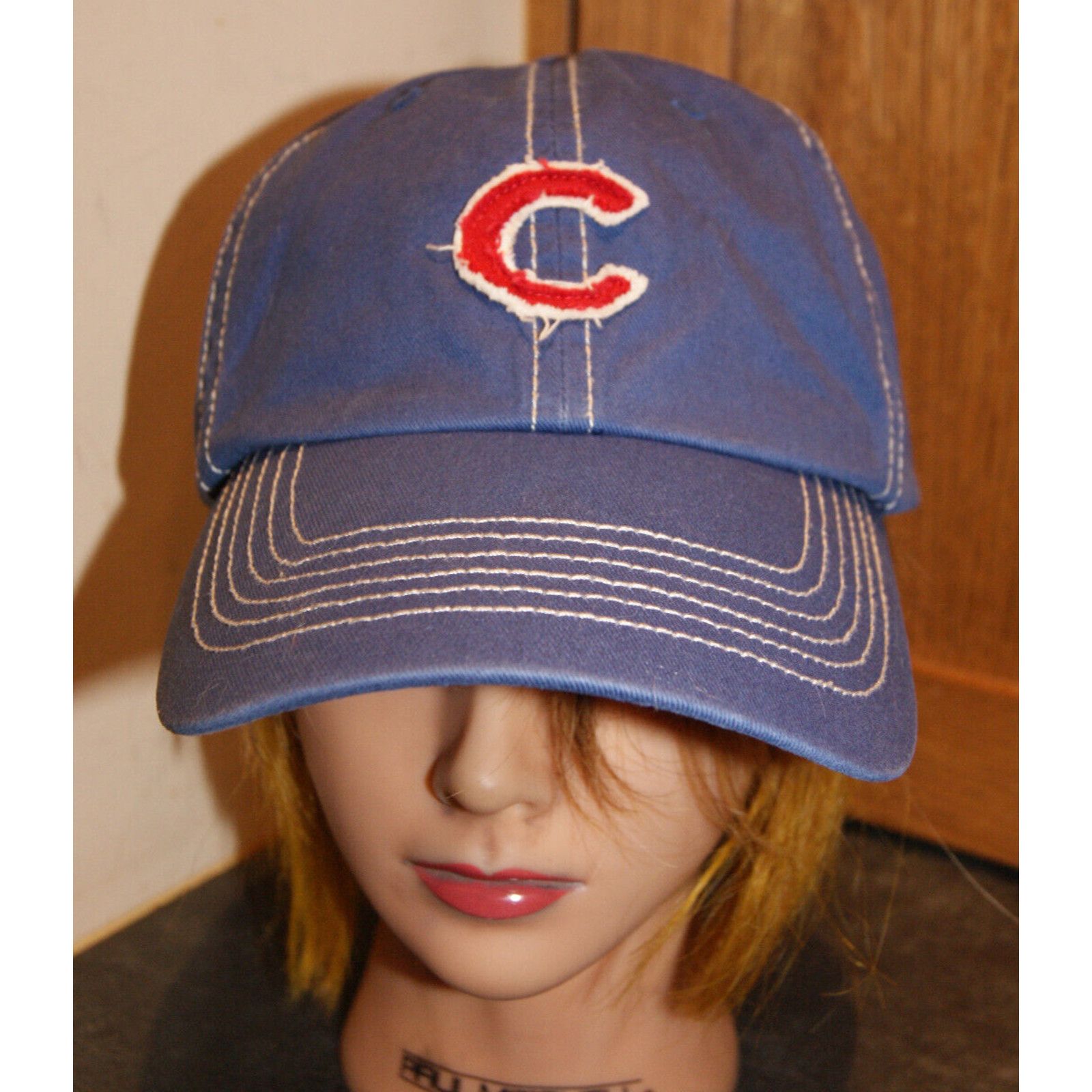 Other Chicago Cubs Stitch Logo Hat Cap Strapback Casual Fit Size ONE SIZE - 2 Thumbnail