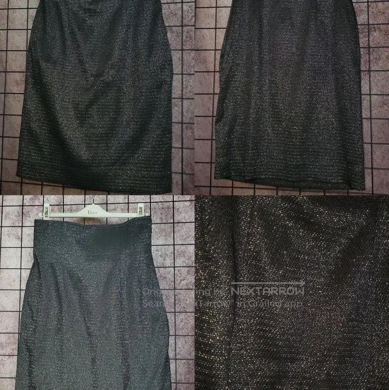 Dior Dior Black Summer Midi Skirt for Women . Size 30" / US 8 / IT 44 - 1 Thumbnail