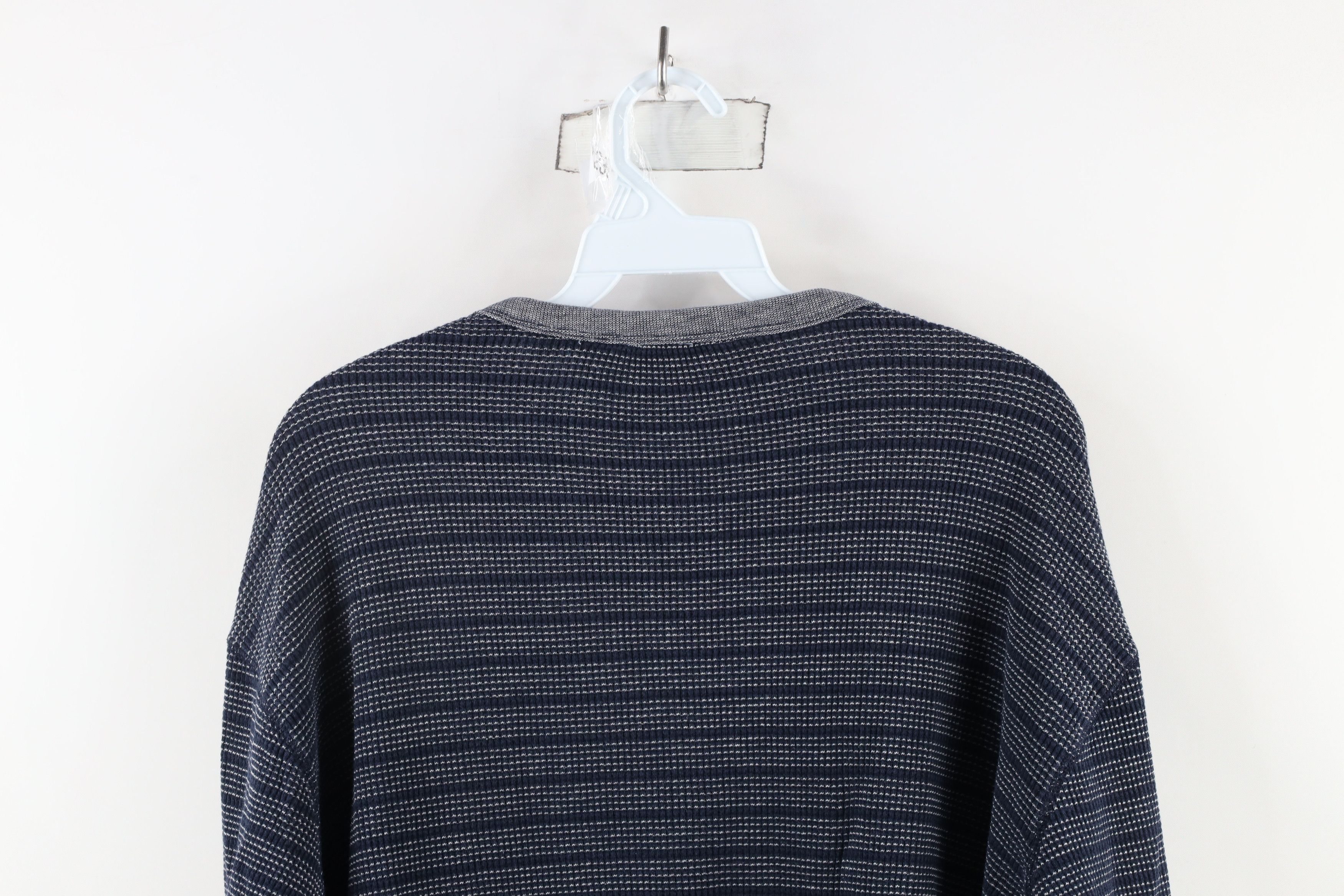 American Eagle Outfitters × Vintage Vintage 90s American Eagle Outfitters Waffle Knit T-Shirt Size US L / EU 52-54 / 3 - 13 Thumbnail