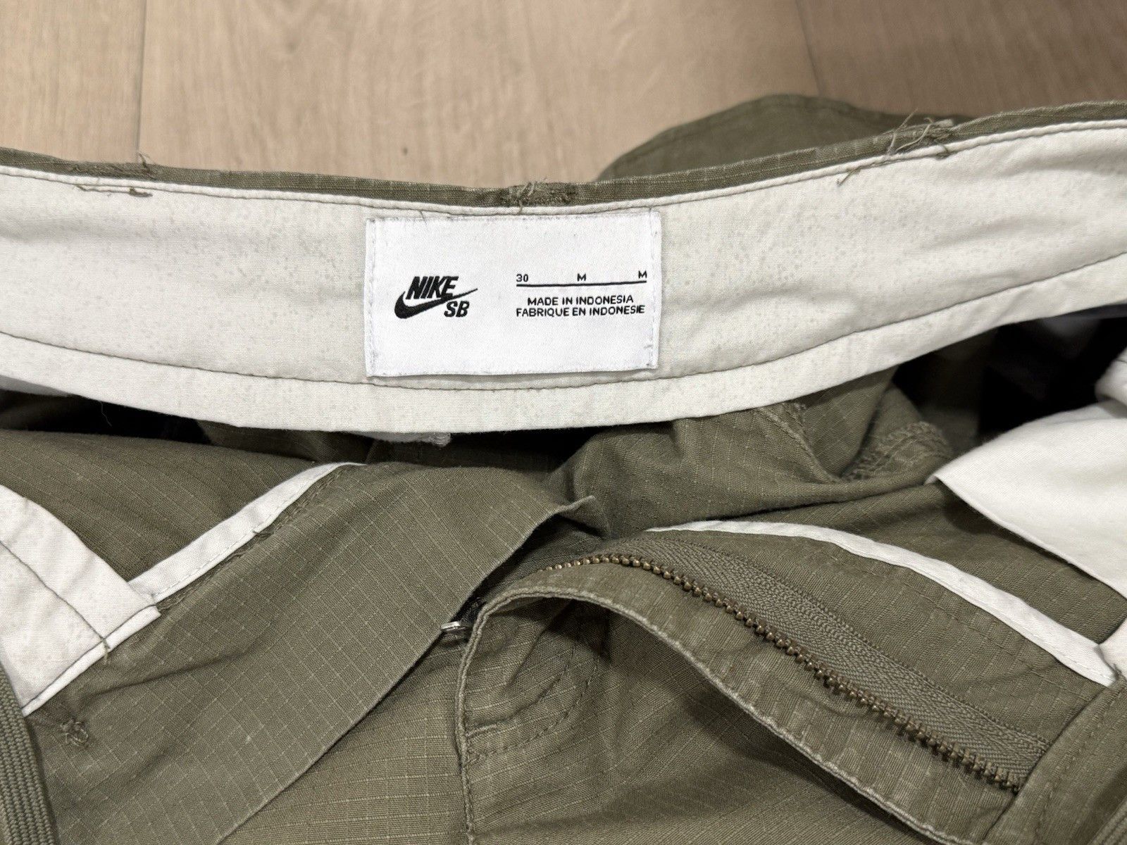Nike Nike SB Mens Cargo Military Army Pants Skateboard Baggy Size US 30 / EU 46 - 14 Thumbnail