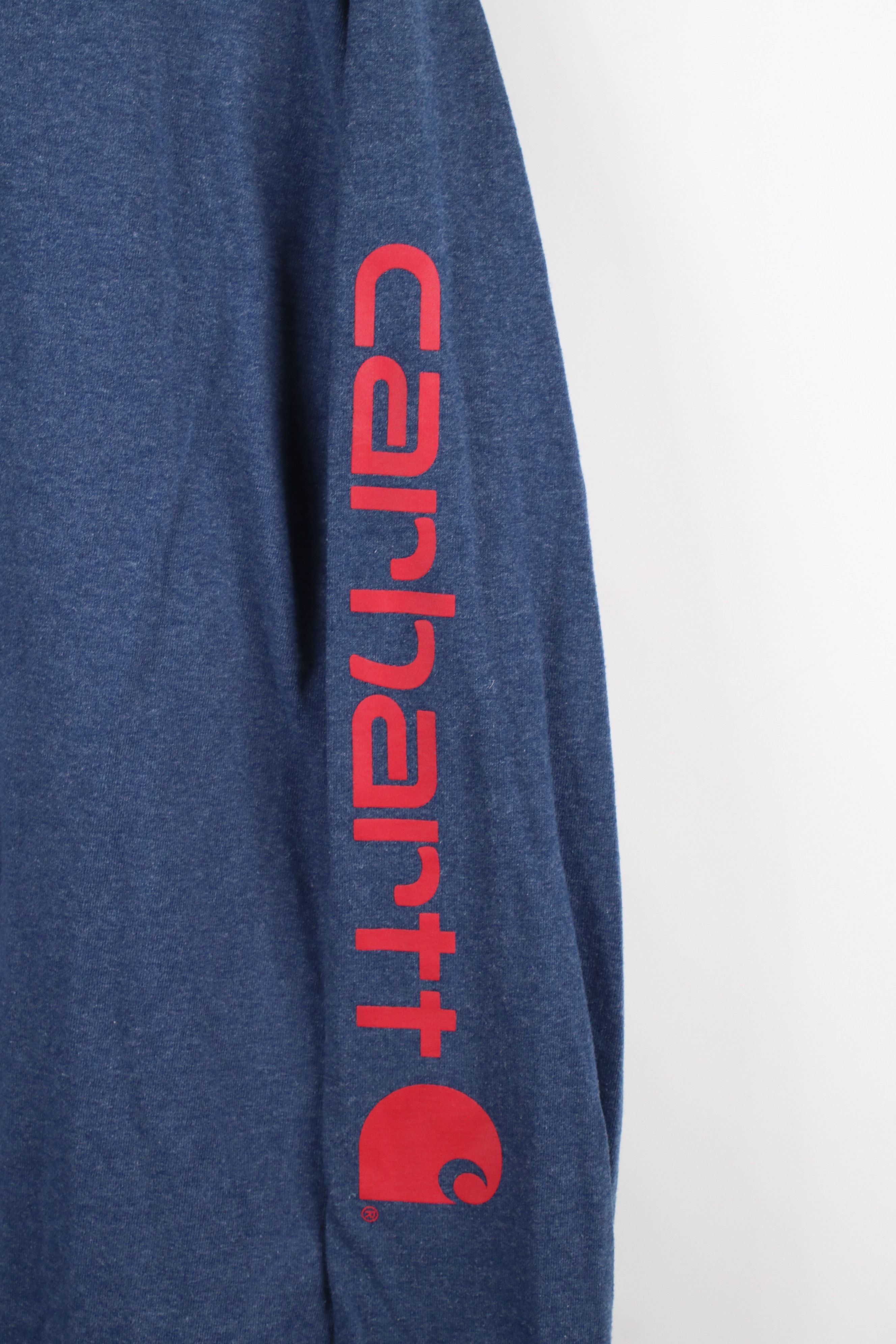 Carhartt × Vintage Vintage Y2K Carhartt Spell Long Sleeve T-Shirt Heather Blue Size US S / EU 44-46 / 1 - 4 Thumbnail