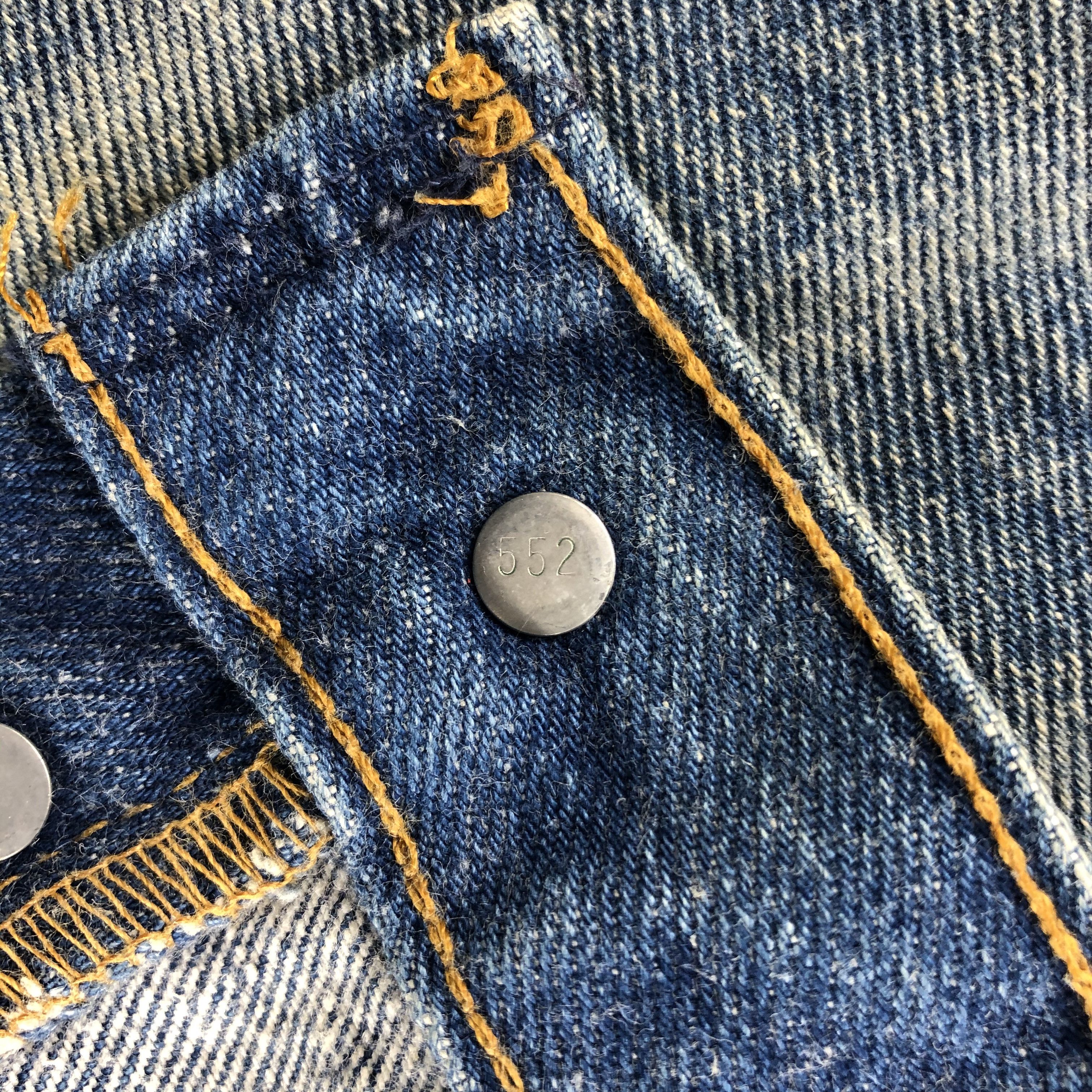Levi's 90s Vintage Blue Wash Levis 501 Jeans-J1809 Size US 33 - 10 Thumbnail