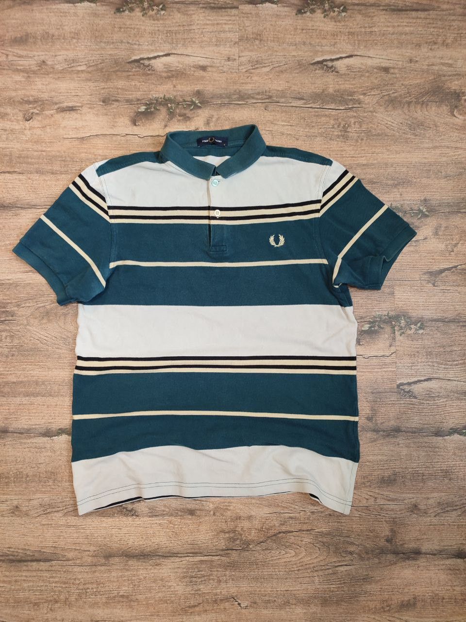 Fred Perry Fred Perry Men's Striped Short Sleeve Polo Shirt Size M Size US M / EU 48-50 / 2 - 2 Thumbnail