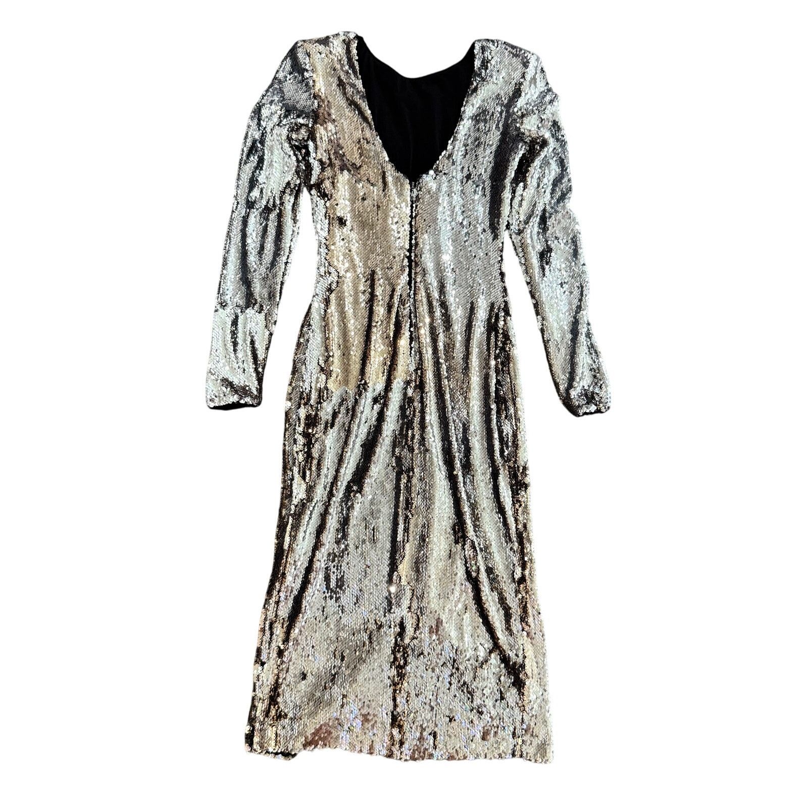 Dress the Population Dress the Population Sequin Natalie Sheath in Gold, Size S Size S / US 4 / IT 40 - 8 Thumbnail