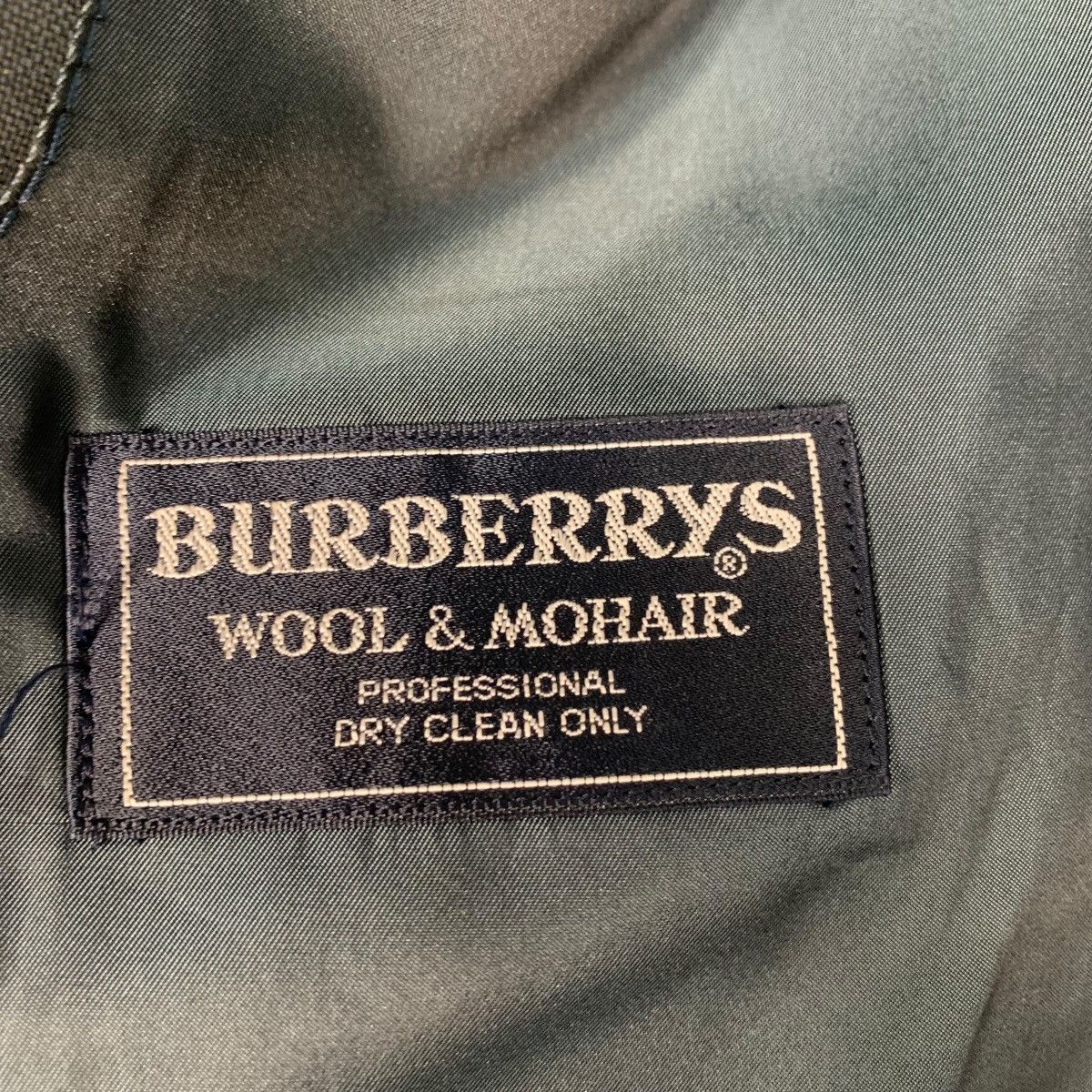 Burberry Vintage 90’s BURBERRYS Wool Mohair Suit Jacket #2673-C120 Size 42R - 21 Thumbnail