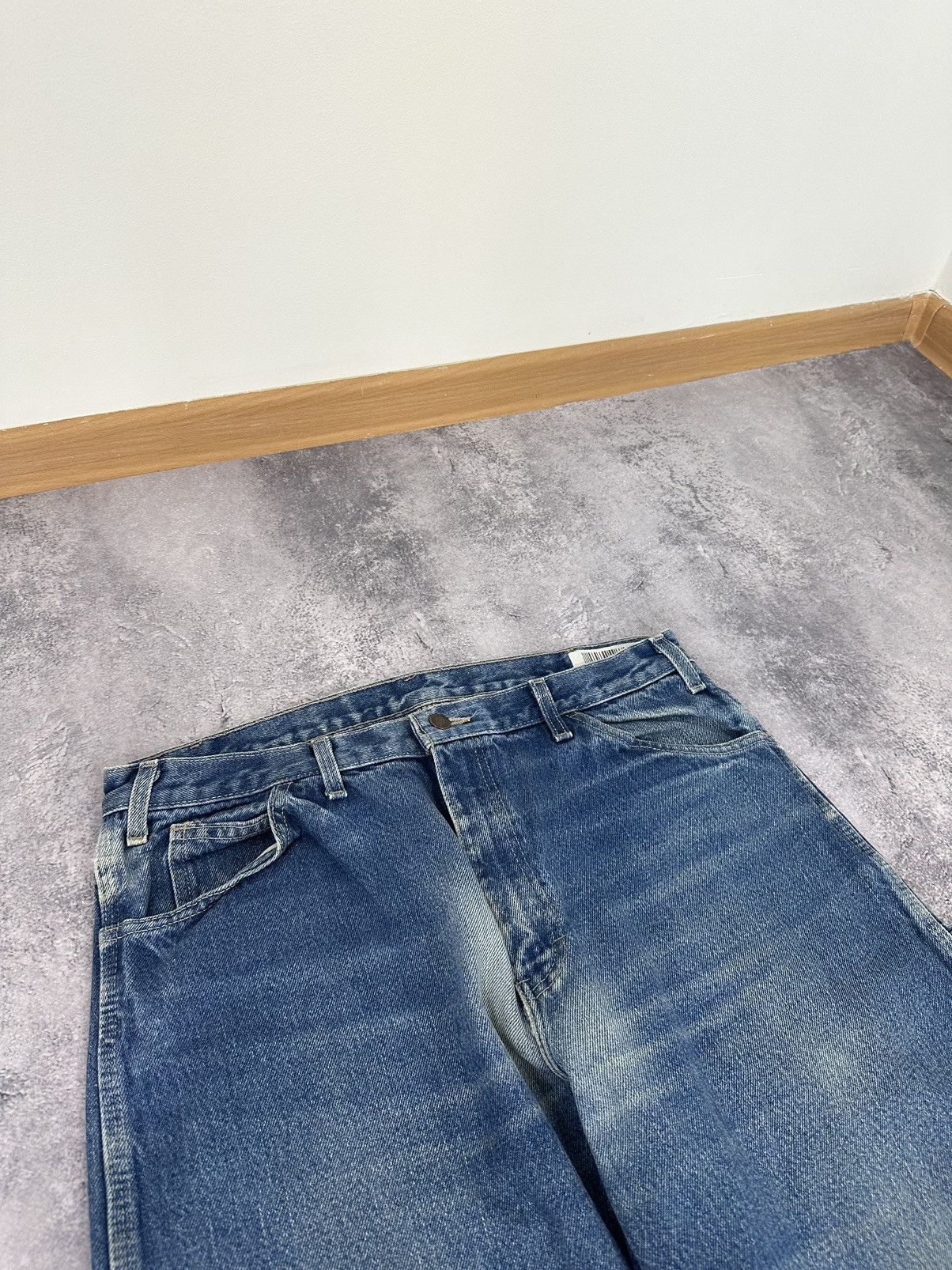 Dickies Vintage Dickies Stone Washed Denim Carpenter USA Work Pants Size US 36 / EU 52 - 11 Thumbnail