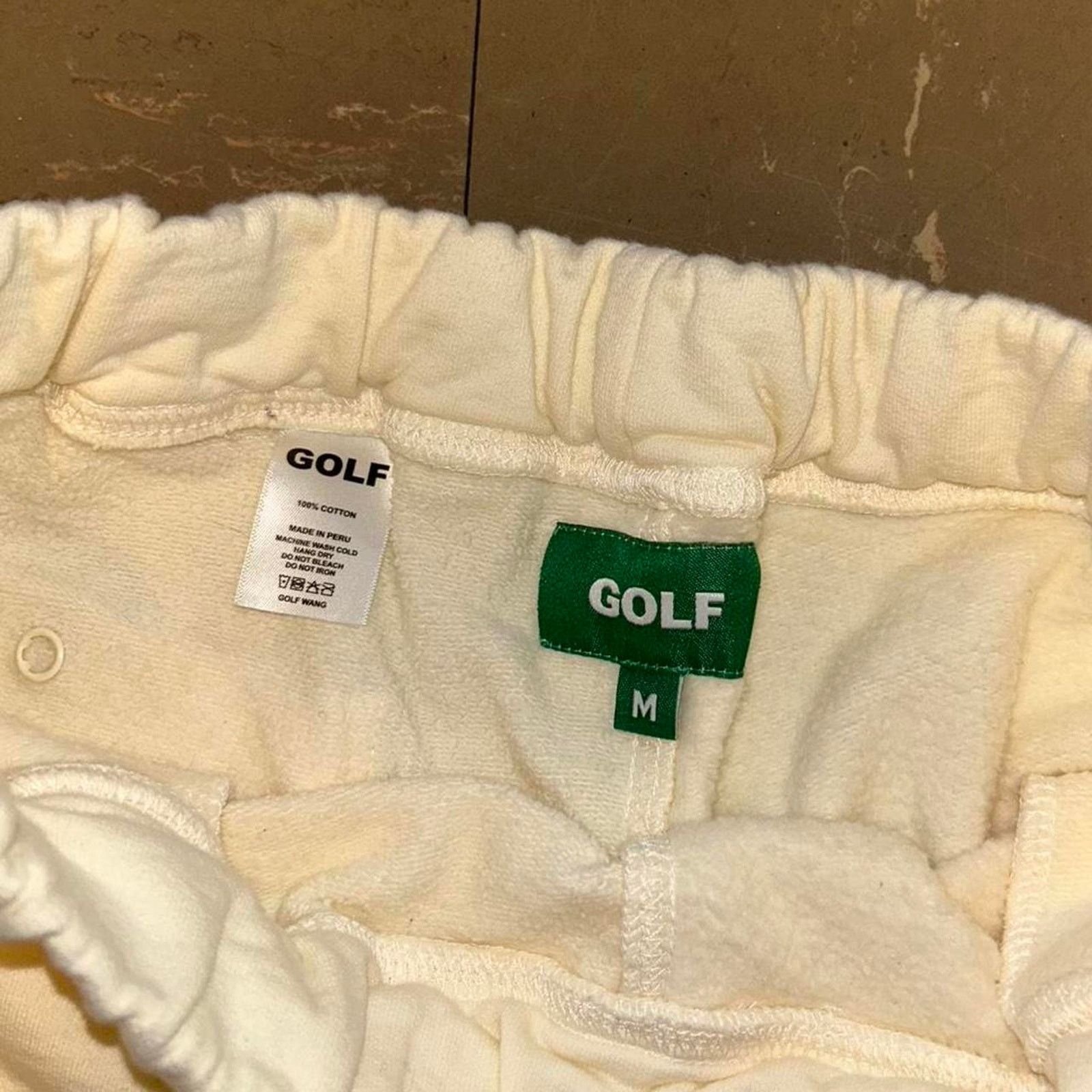 Golf Wang Golf Wang Cream Logo Shorts Size US 32 / EU 48 - 3 Thumbnail