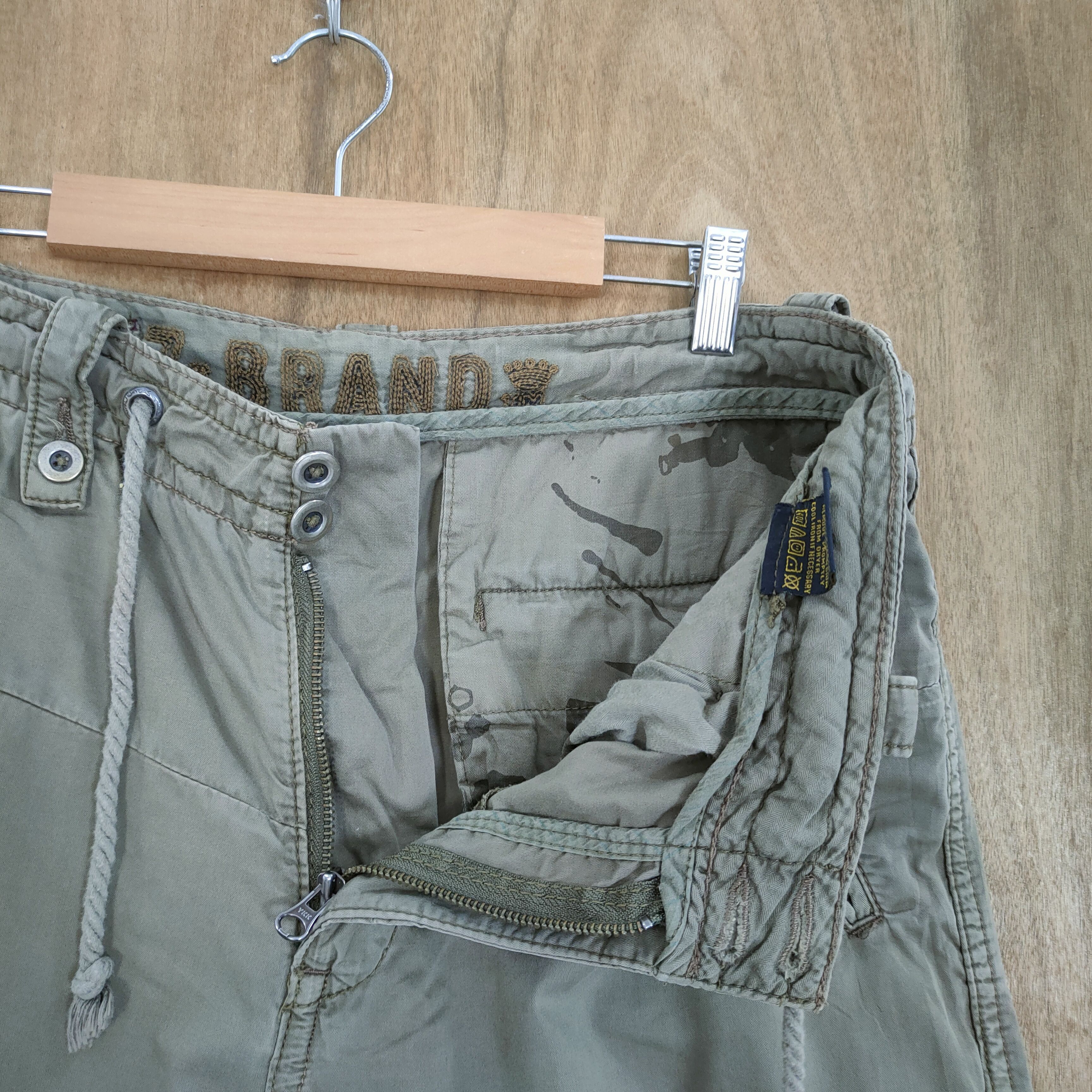 Japanese Brand Z BRAND SURPLUS MULTIPOCKET BONDAGE CARGO PANTS Size US 32 / EU 48 - 12 Thumbnail