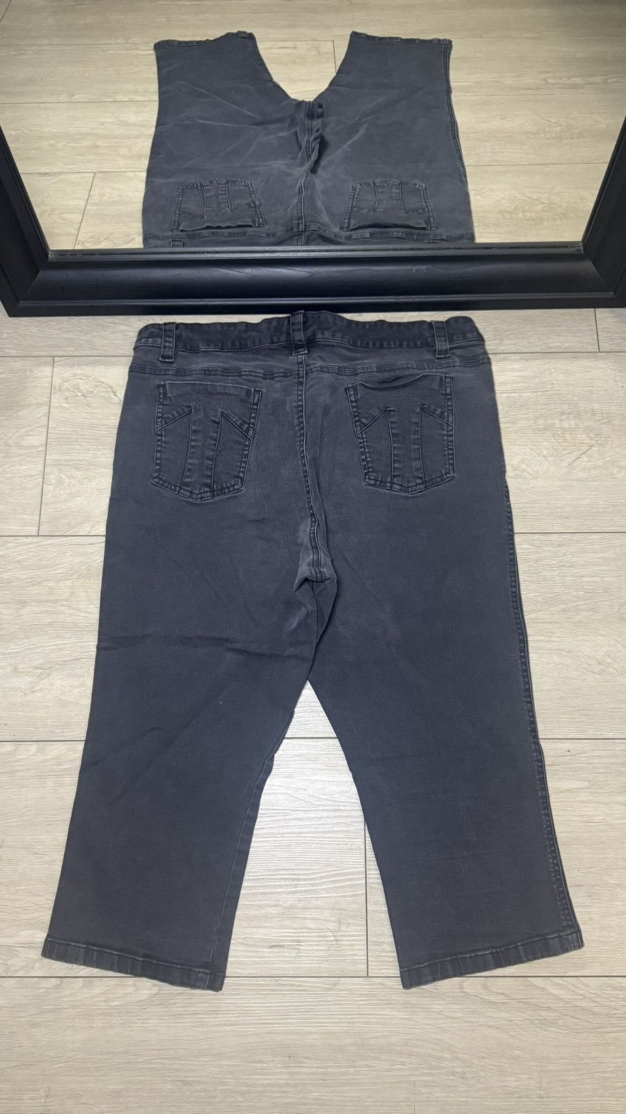 Tripp NYC Y2K 2000s Tripp NYC 14 Skeleton T Back Pockets Denim Jeans Size 36" / US 14 / IT 50 - 1 Thumbnail