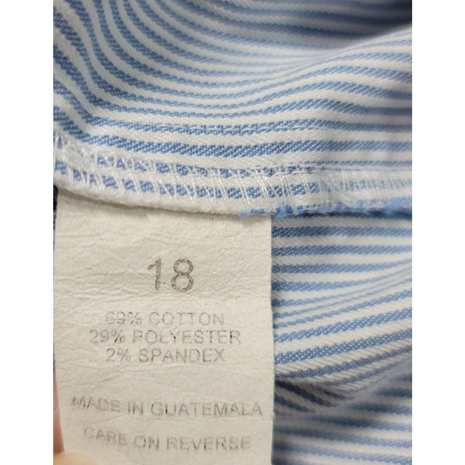 Other Briggs New York Blue White Striped Bermuda Shorts 18 Pockets Size 40" / US 18 - 4 Thumbnail