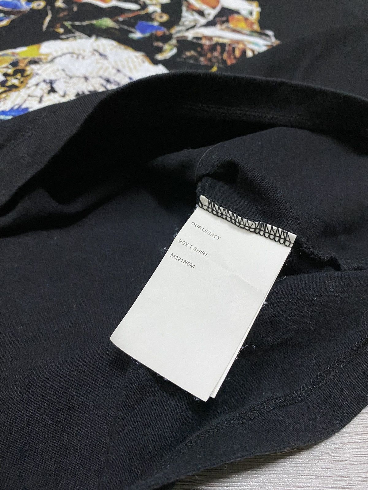 Our Legacy Our Legacy box tee Moto print short-sleeve T-shirt Size US S / EU 44-46 / 1 - 5 Thumbnail