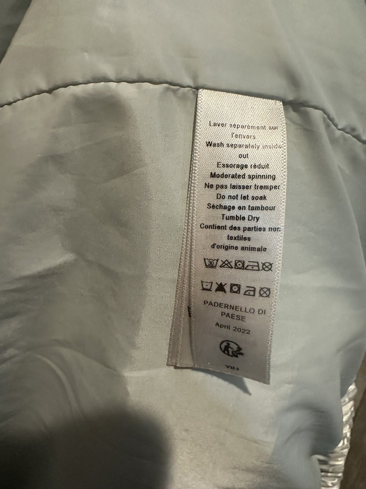 Dior Dior Oblique Hooded Down Jacket Silver-Tone Size US XXS / EU 40 - 8 Thumbnail