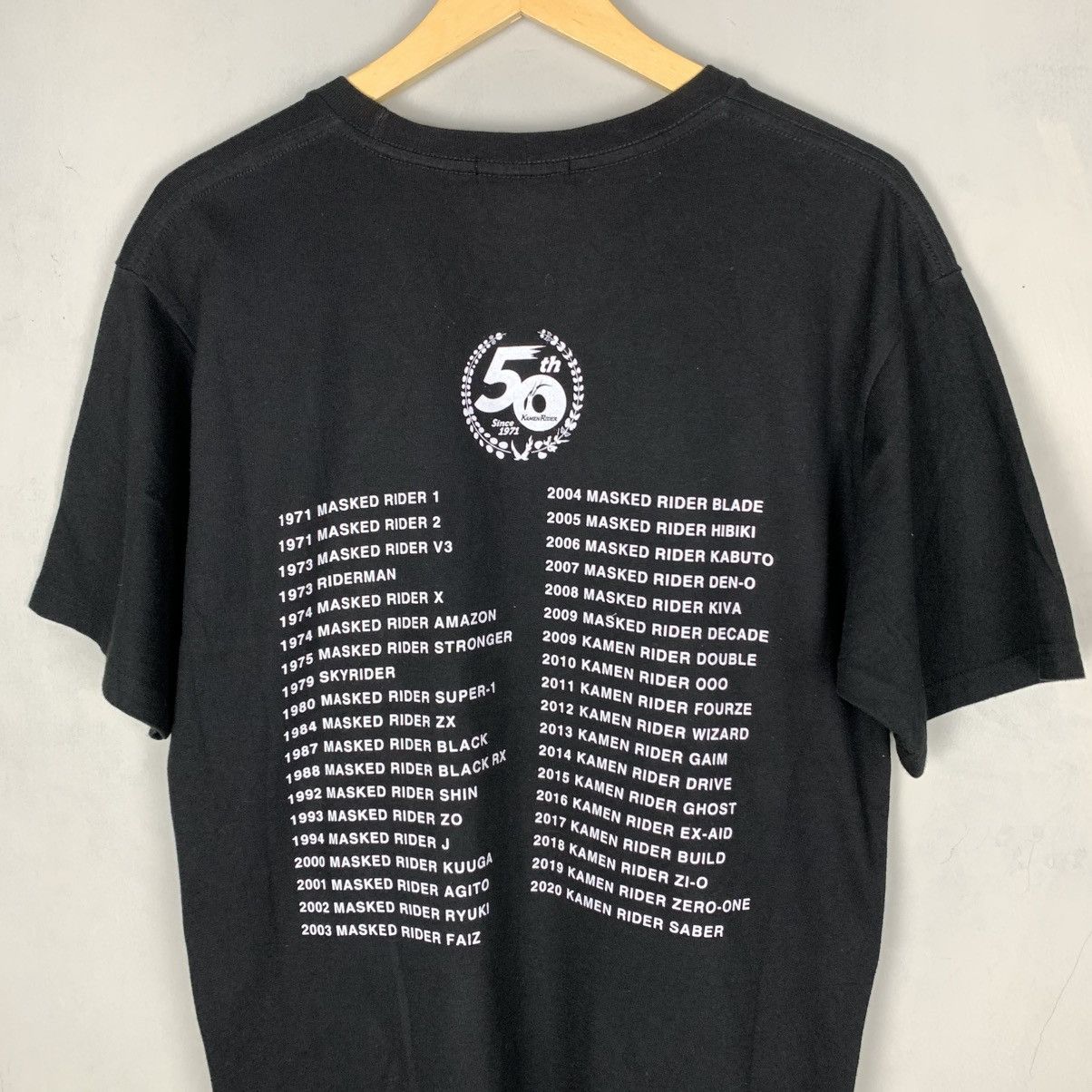 Japanese Brand × Vintage KamenRider 50th Anniversary T-shirt Bandai Size US L / EU 52-54 / 3 - 4 Thumbnail