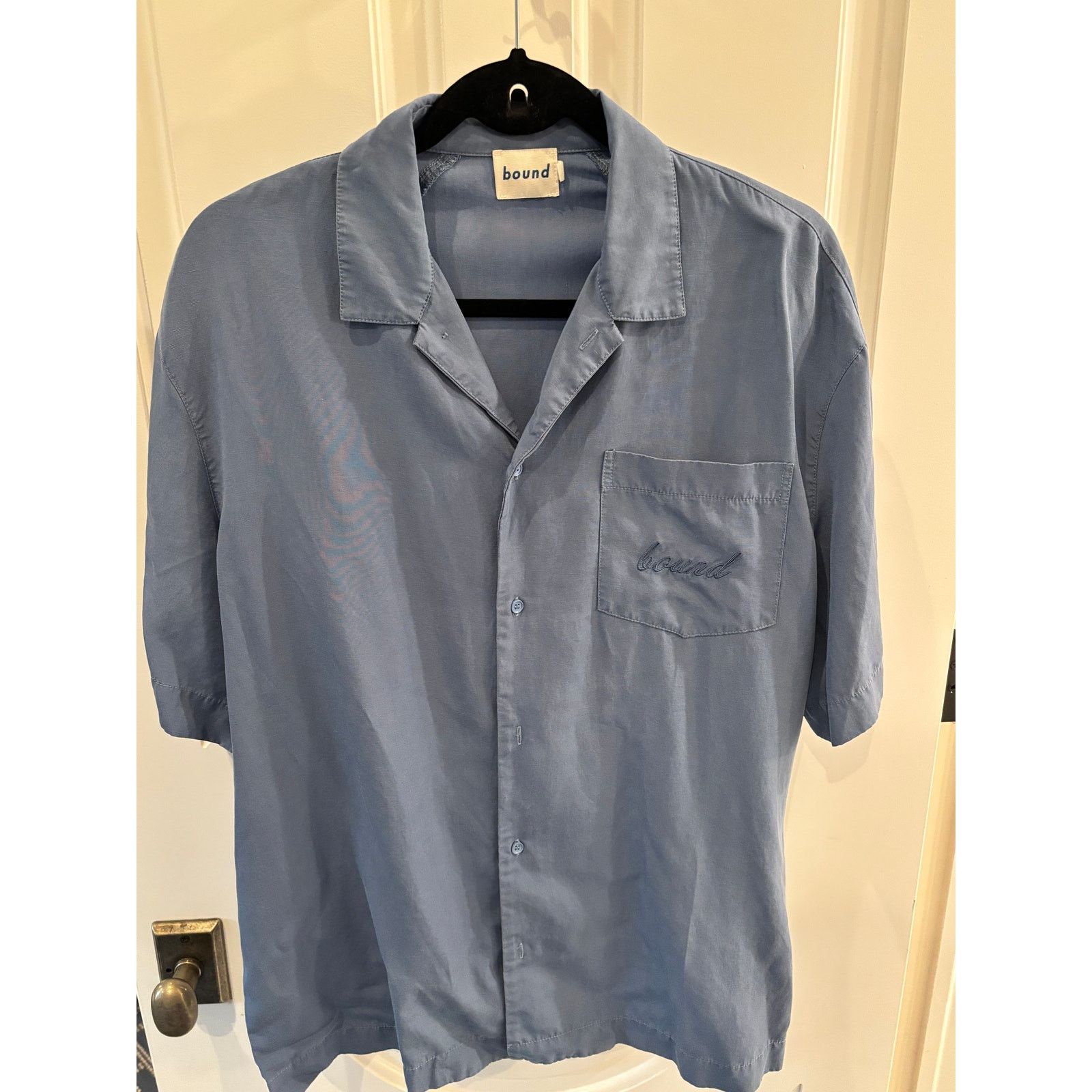 Boundary Supply Bound Mens Blue Summer Oversized Shirt Size M Size US M / EU 48-50 / 2 - 1 Preview