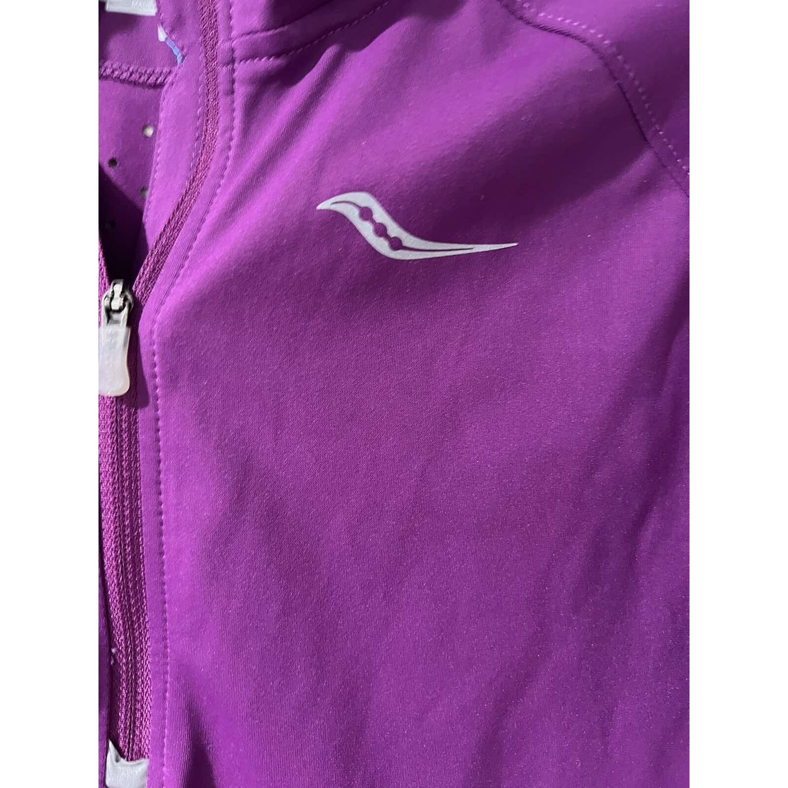 Saucony Saucony Womens Nomad Sportop Jacket Purple Size M A003301 Size M / US 6-8 / IT 42-44 - 8 Thumbnail