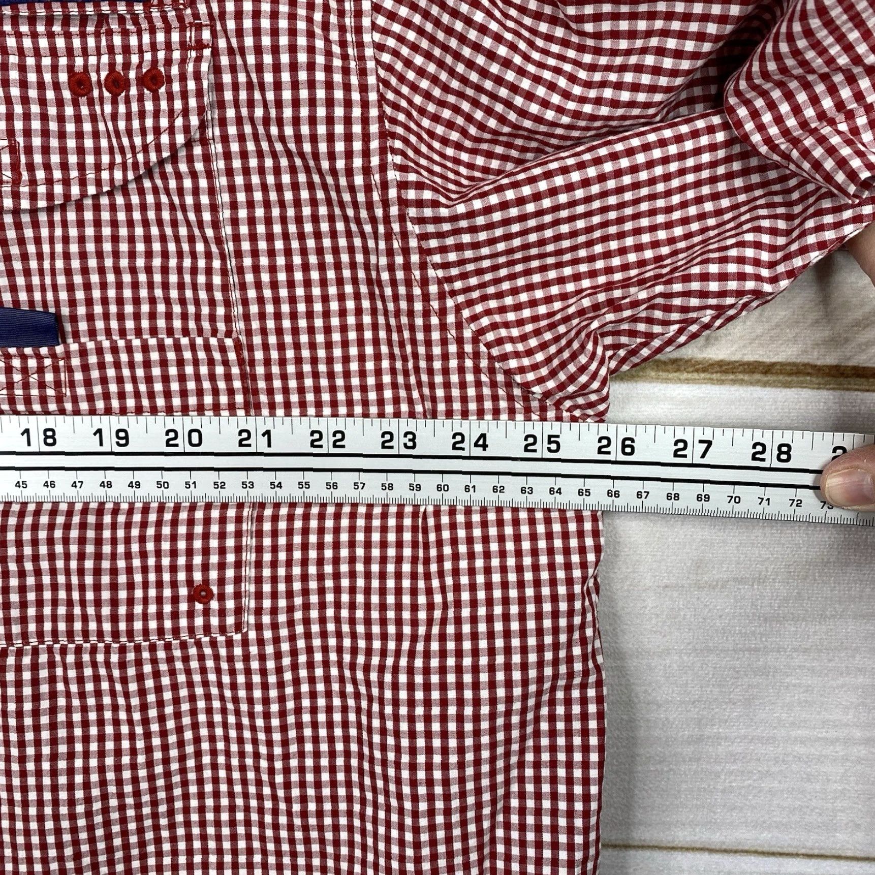 Vintage VINTAGE Columbia PFG Super Bonehead Fishing Shirt Mens XL Red Check Alabama Crimson Tide Size US XL / EU 56 / 4 - 7 Thumbnail