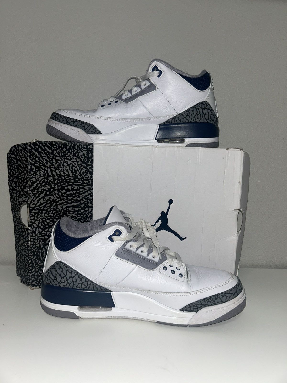 Jordan Brand Jordan 3 midnight navy size 10 Size US 10 / EU 43 - 3 Thumbnail