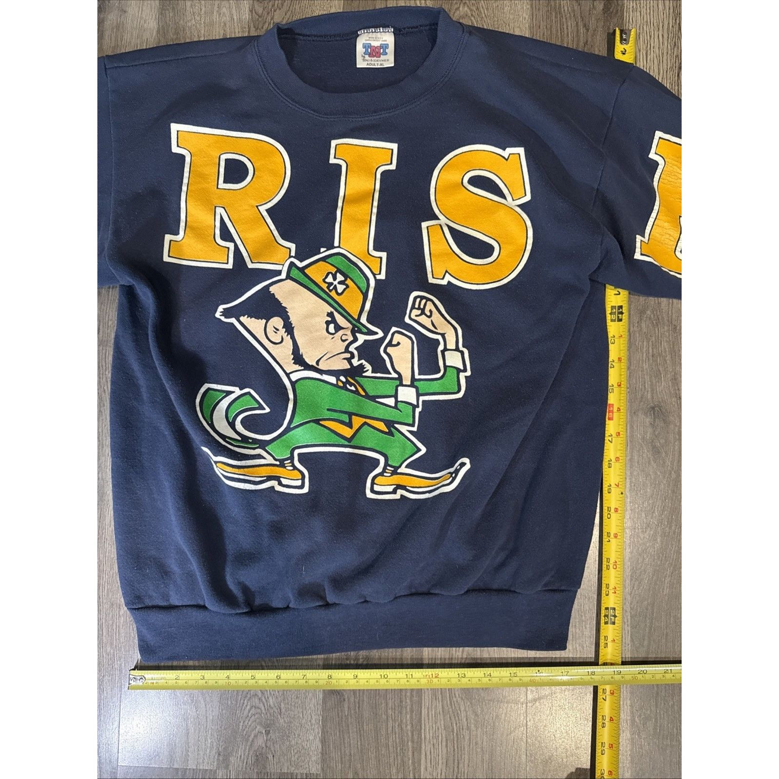 Other Vintage Notre Dame Fighting Irish TNT Crewneck Sweatshirt ☘️ Size US XL / EU 56 / 4 - 3 Thumbnail