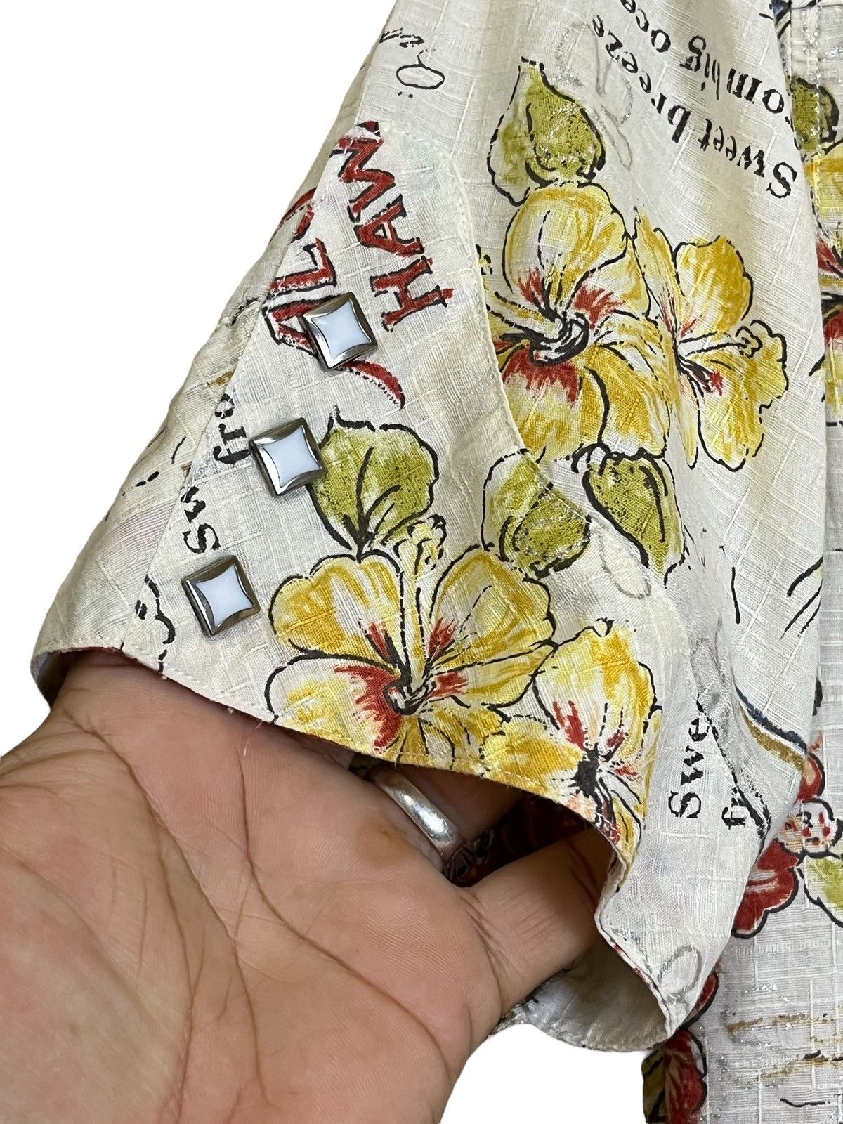 Japanese Brand NICE🔥ALOHA HAWAII OREGON TRAIL WESTERN SNAP BUTTON UPS SHIRT Size US S / EU 44-46 / 1 - 7 Thumbnail