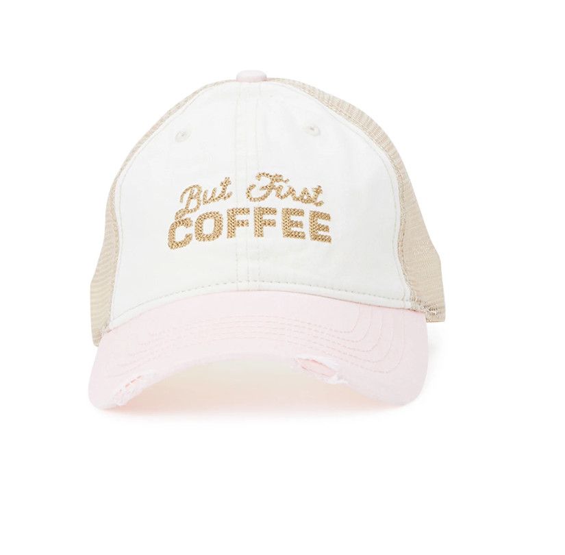 Other Time and Tru Women's Khaki and Pink Embroidered hat Size ONE SIZE - 1 Thumbnail