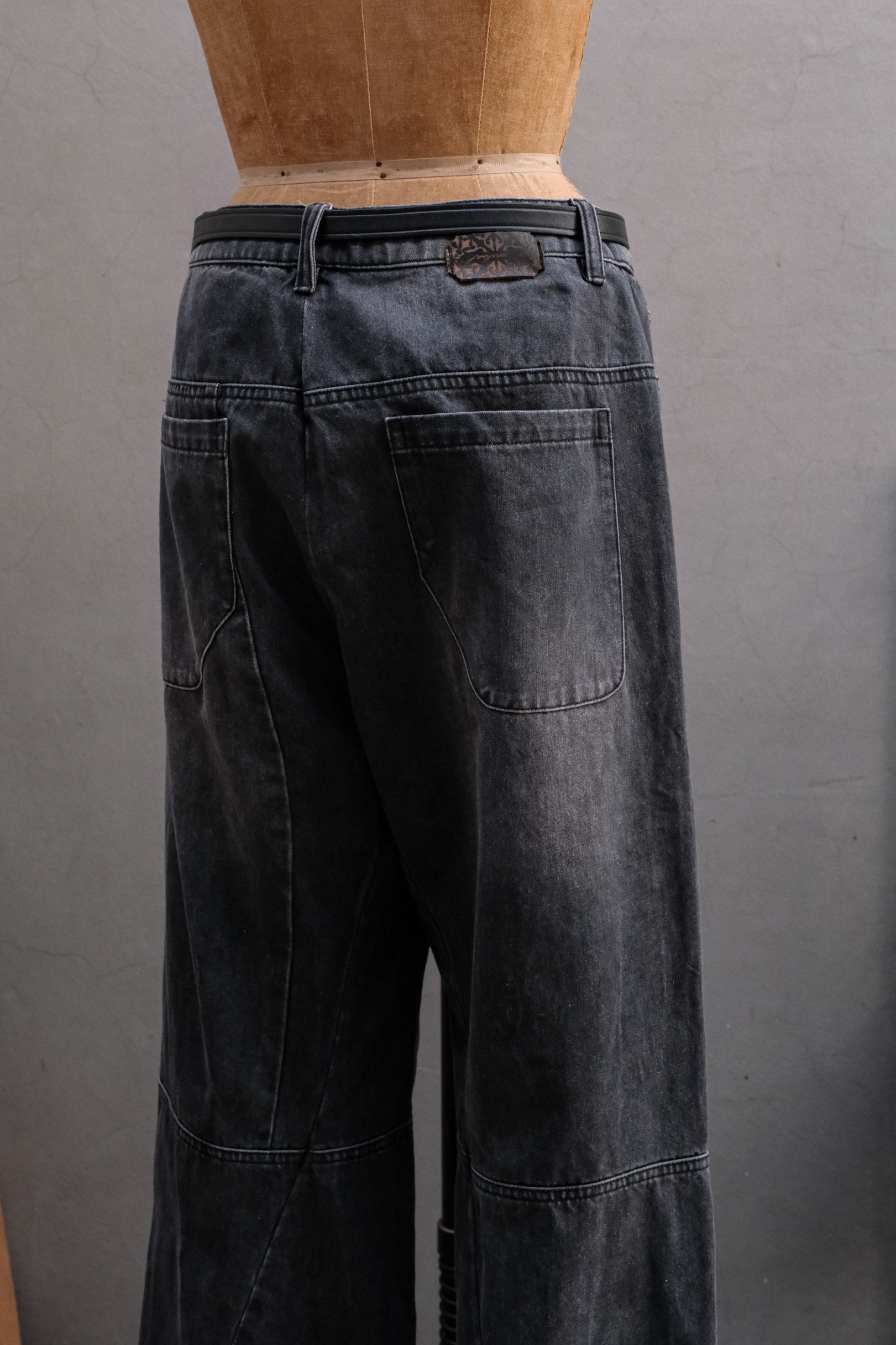 Professor.E Professor.E 23SS | Curved Panel Denim pant Size US 30 / EU 46 - 4 Thumbnail