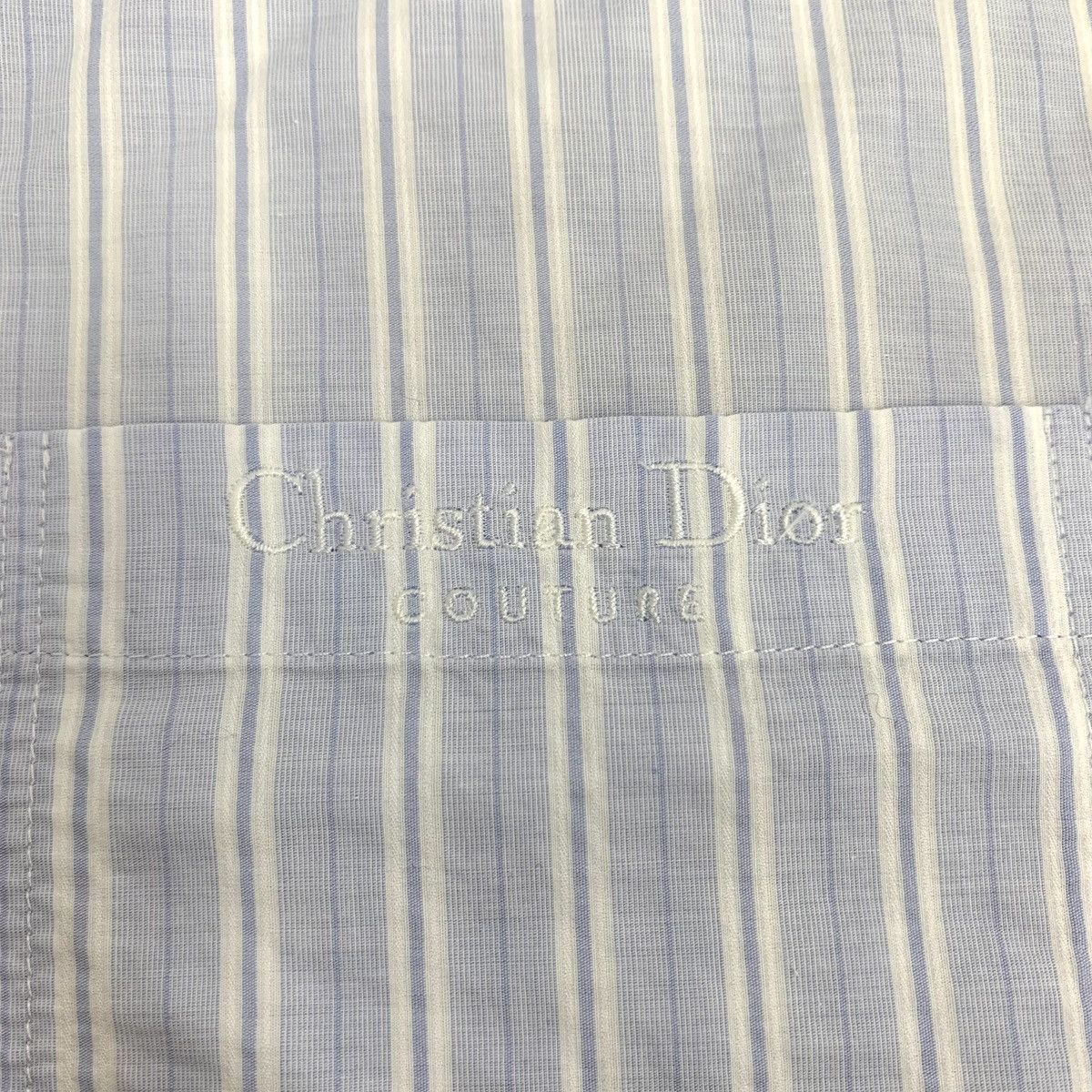 Dior Dior Striped Collared Half-Zip Short Sleeve T-Shirt K26WX Size S / US 4 / IT 40 - 5 Thumbnail