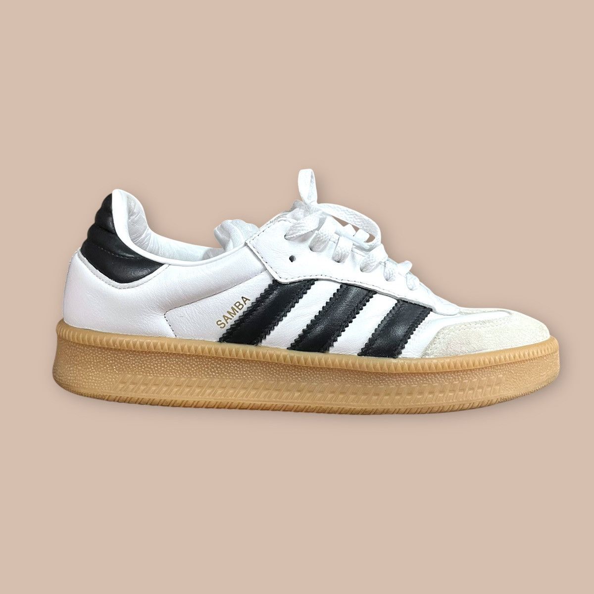 Adidas Adidas Samba XLG 'White Black Gum' Size US 9.5 / EU 42-43 - 13 Thumbnail