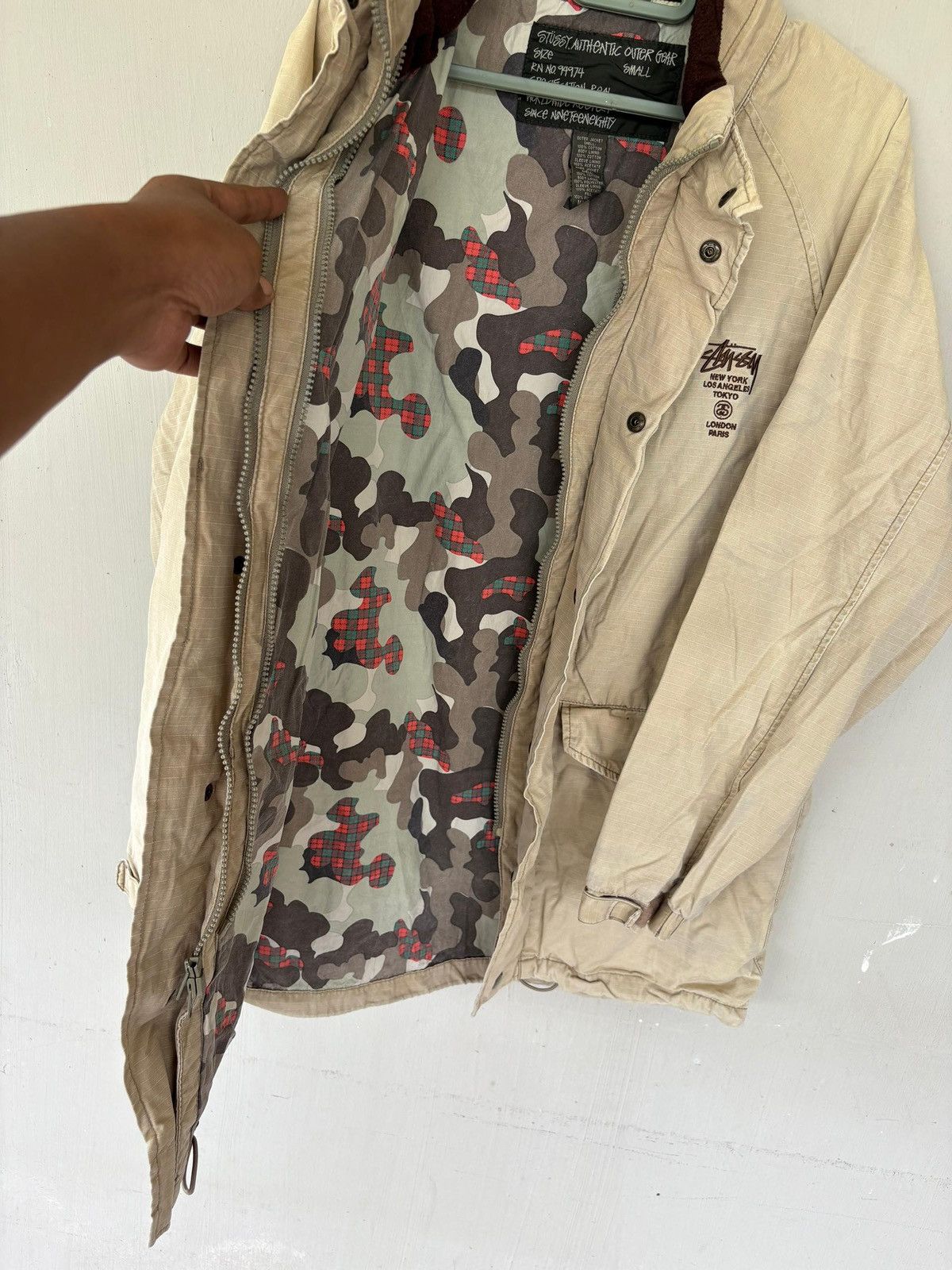 Stussy Stussy New York Tokyo Parka Jacket Camouflage Inner Design Size US S / EU 44-46 / 1 - 4 Thumbnail