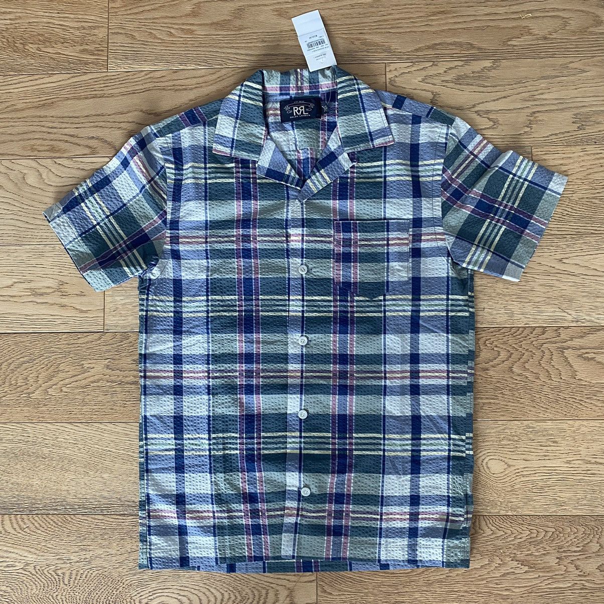 RRL Ralph Lauren RRL Double RL Ralph Lauren Plaid Madras Seersucker Workwear Size US XS / EU 42 / 0 - 1 Thumbnail