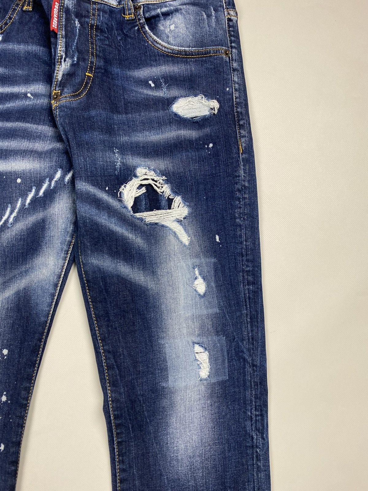 Dsquared2 Dsquared2 Ladies Distressed Denim Jeans Size 42 Size 28" / US 6 / IT 42 - 11 Thumbnail