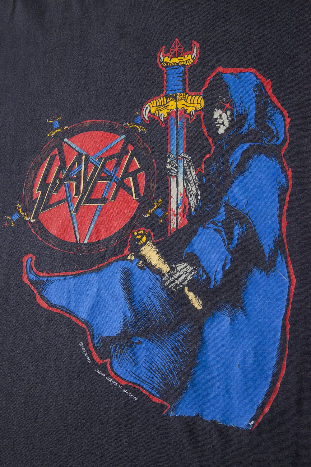 Vintage Vintage 1990 Slayer Spill The Blood t-shirt Size US XL / EU 56 / 4 - 5 Thumbnail