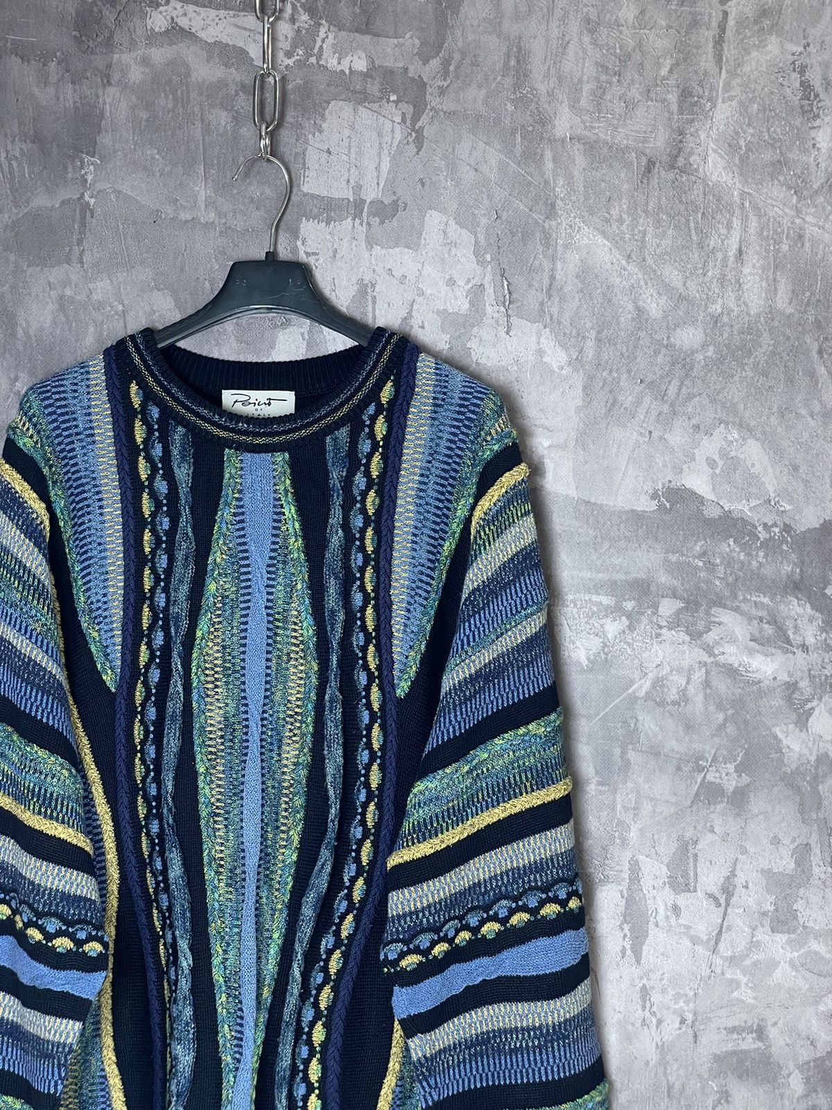 Other Vintage Coogi style y2k hype streetwear style sweater Size US L / EU 52-54 / 3 - 3 Thumbnail