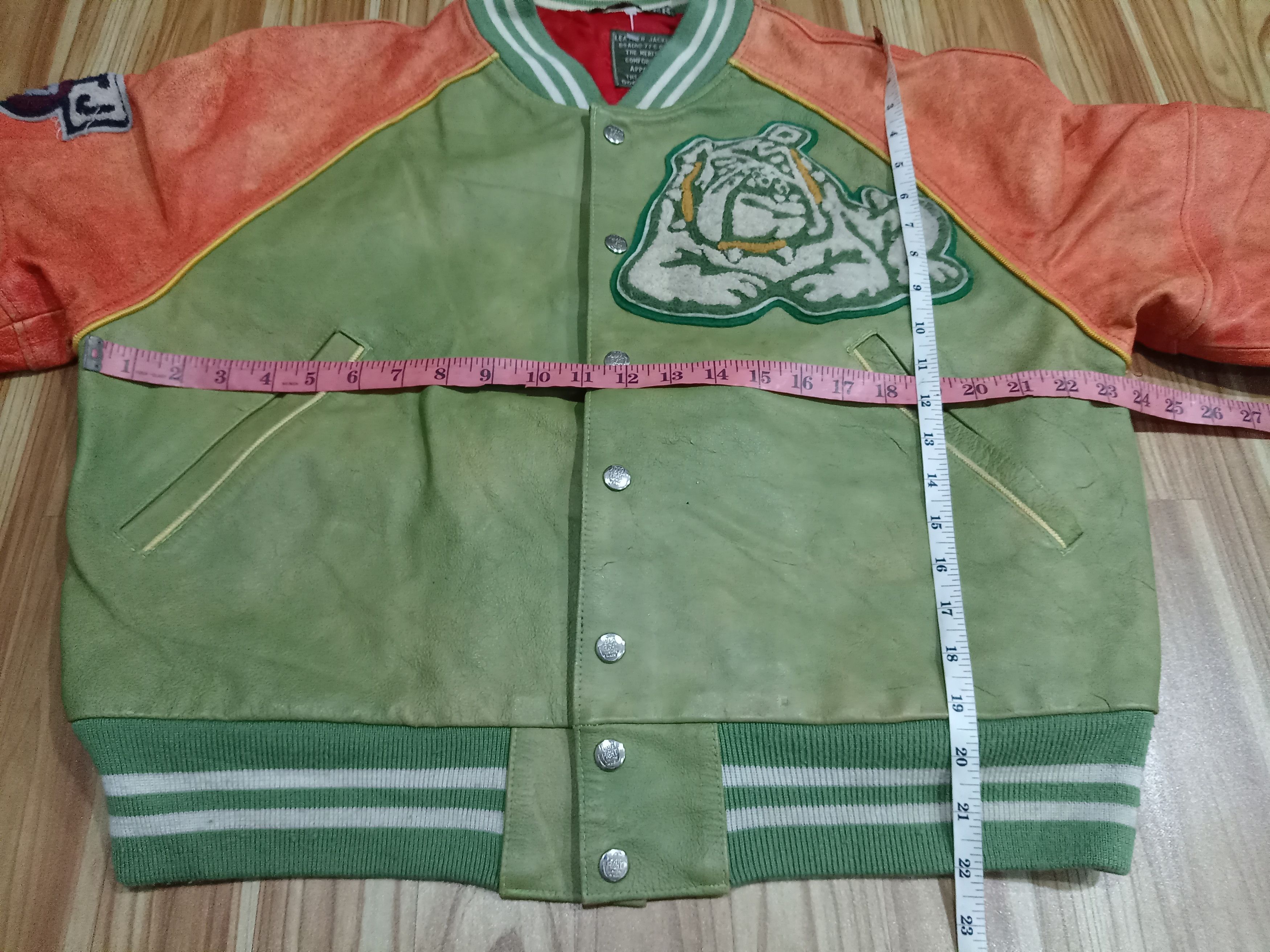 Vintage Vintage Dog Fight leather jacket rare Size US M / EU 48-50 / 2 - 11 Thumbnail